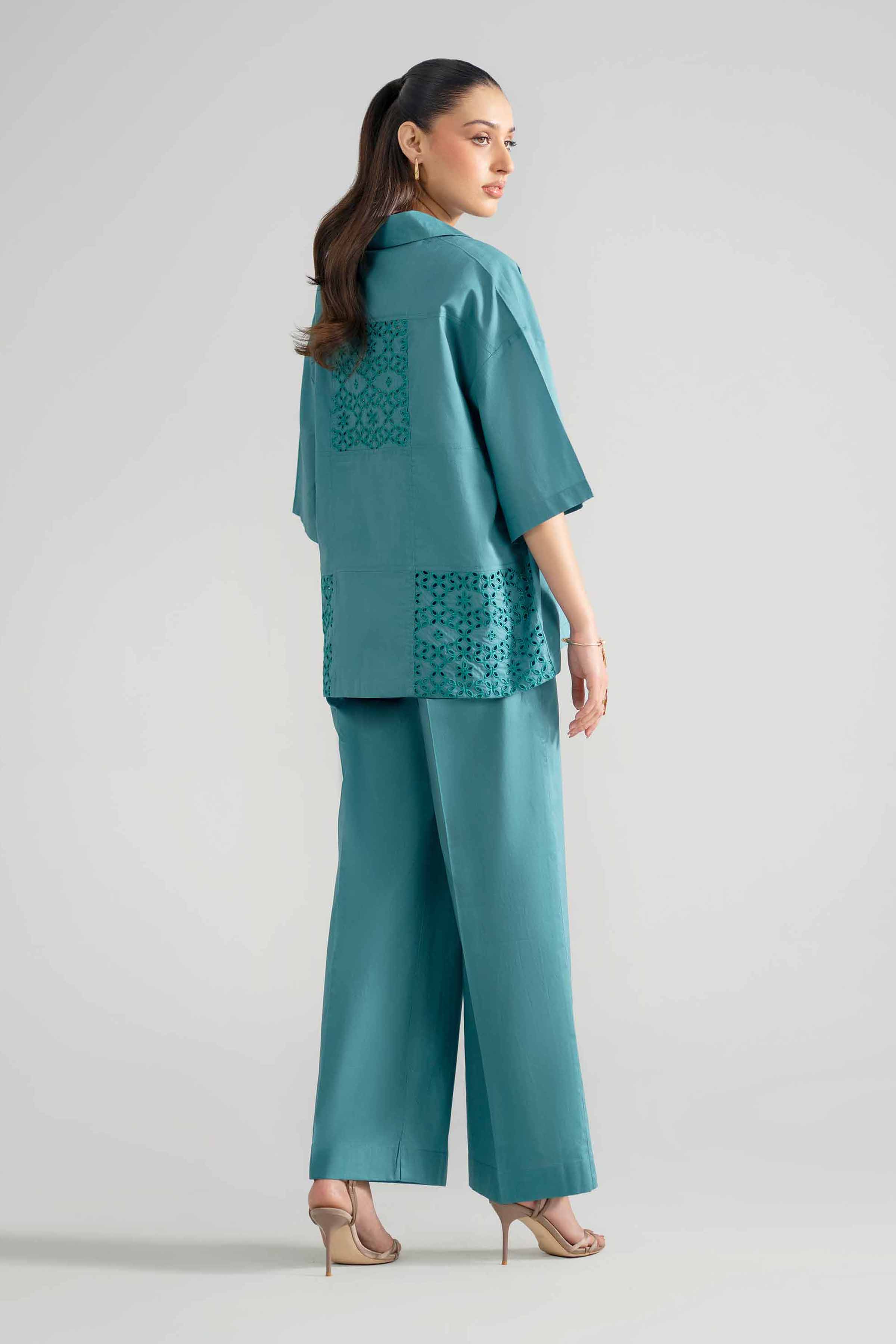 2 Piece - Embroidered Suit - AS26-39 - Image 4