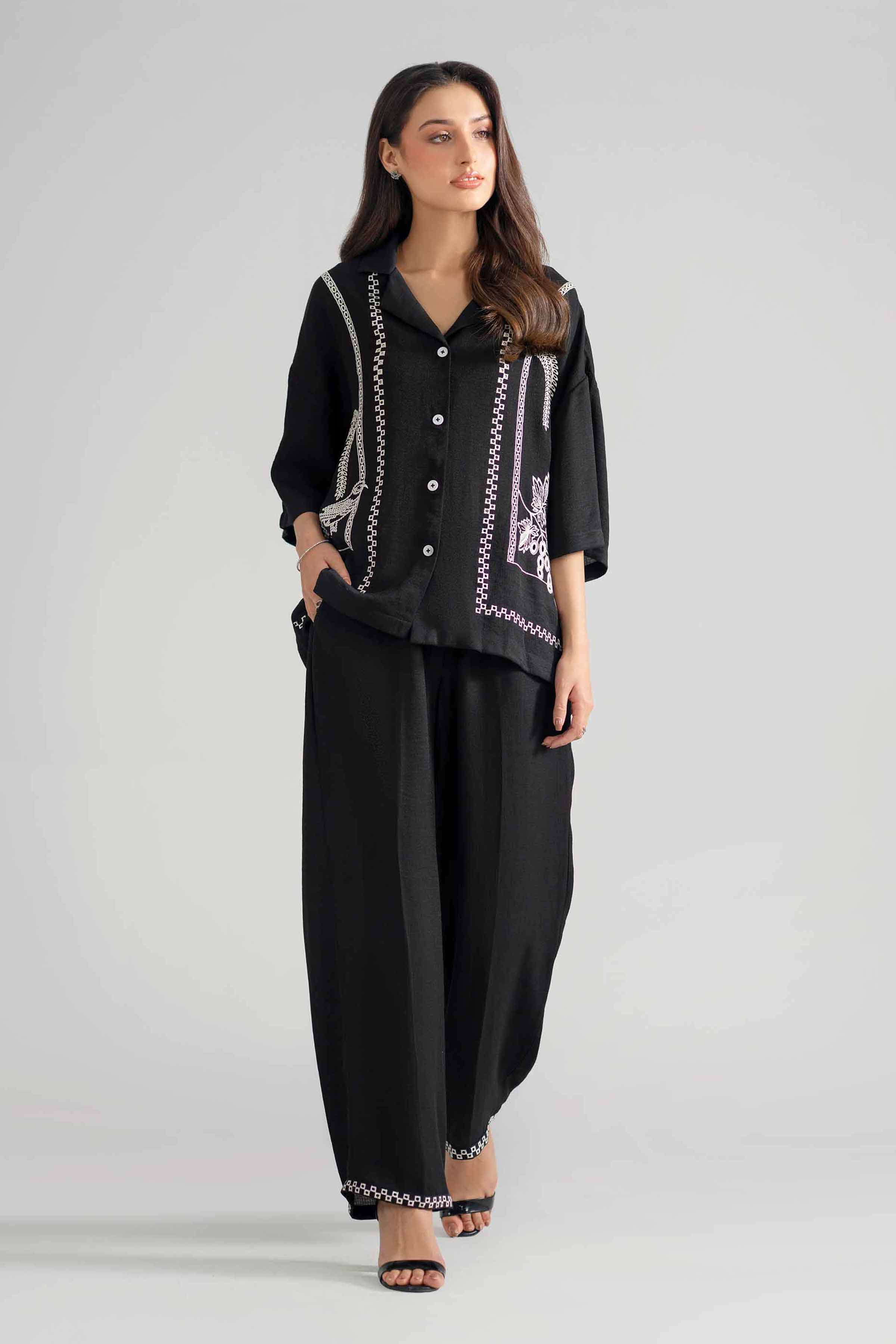 2 Piece - Embroidered Suit - AS26-40 - Image 5