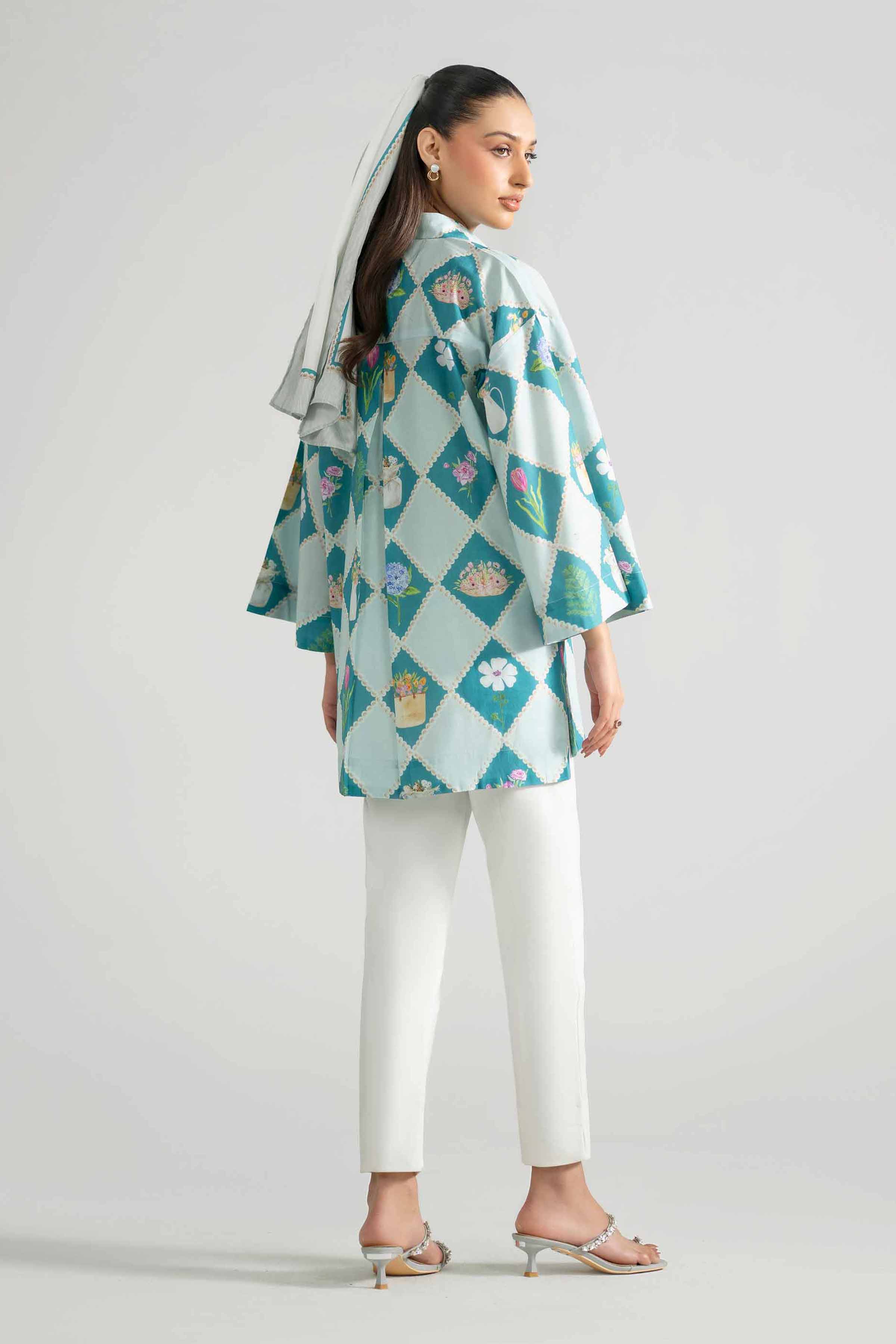 2 Piece - Printed Tunic - AS26-48 - Image 3
