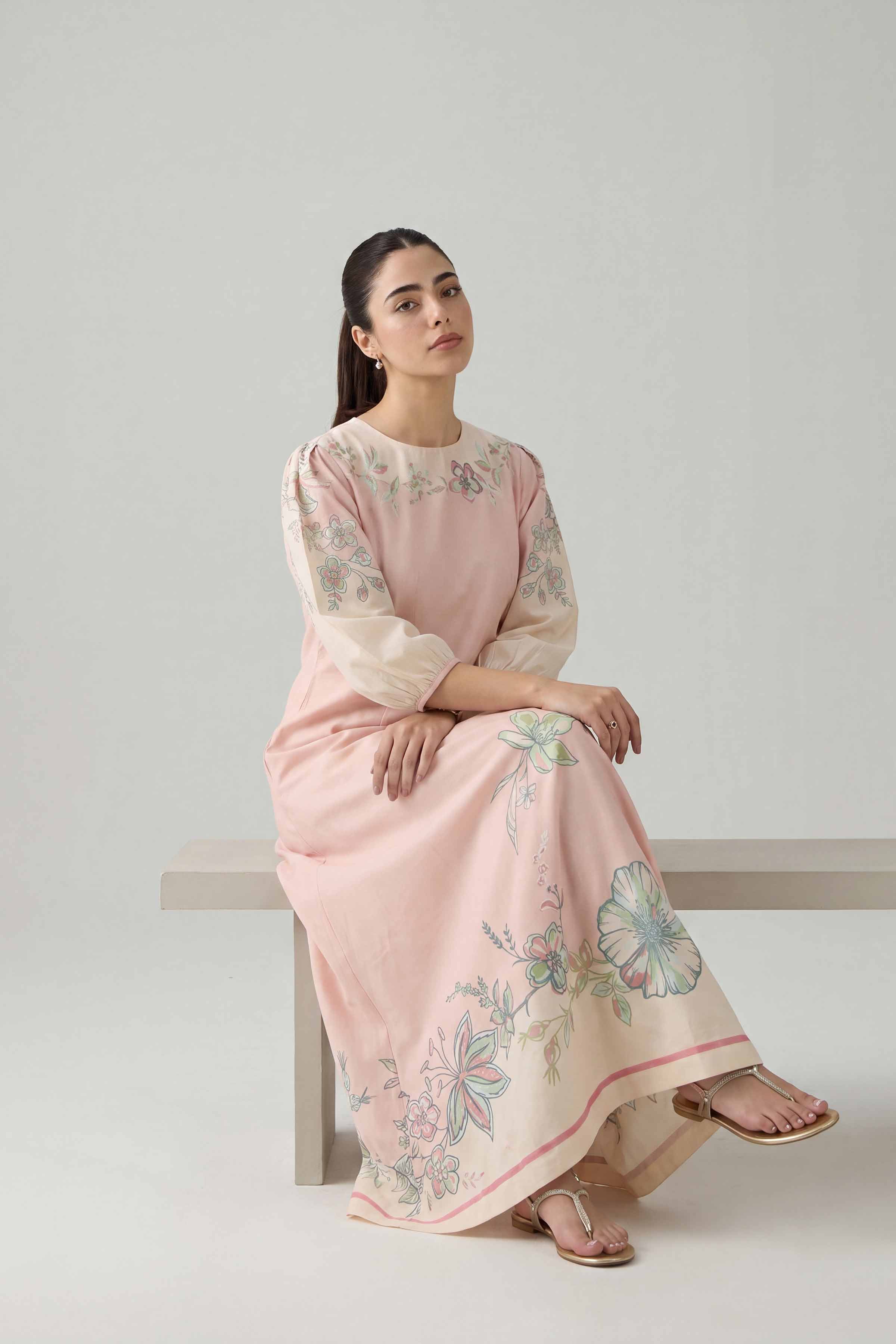 Printed Dress - AS26-94 - Image 3