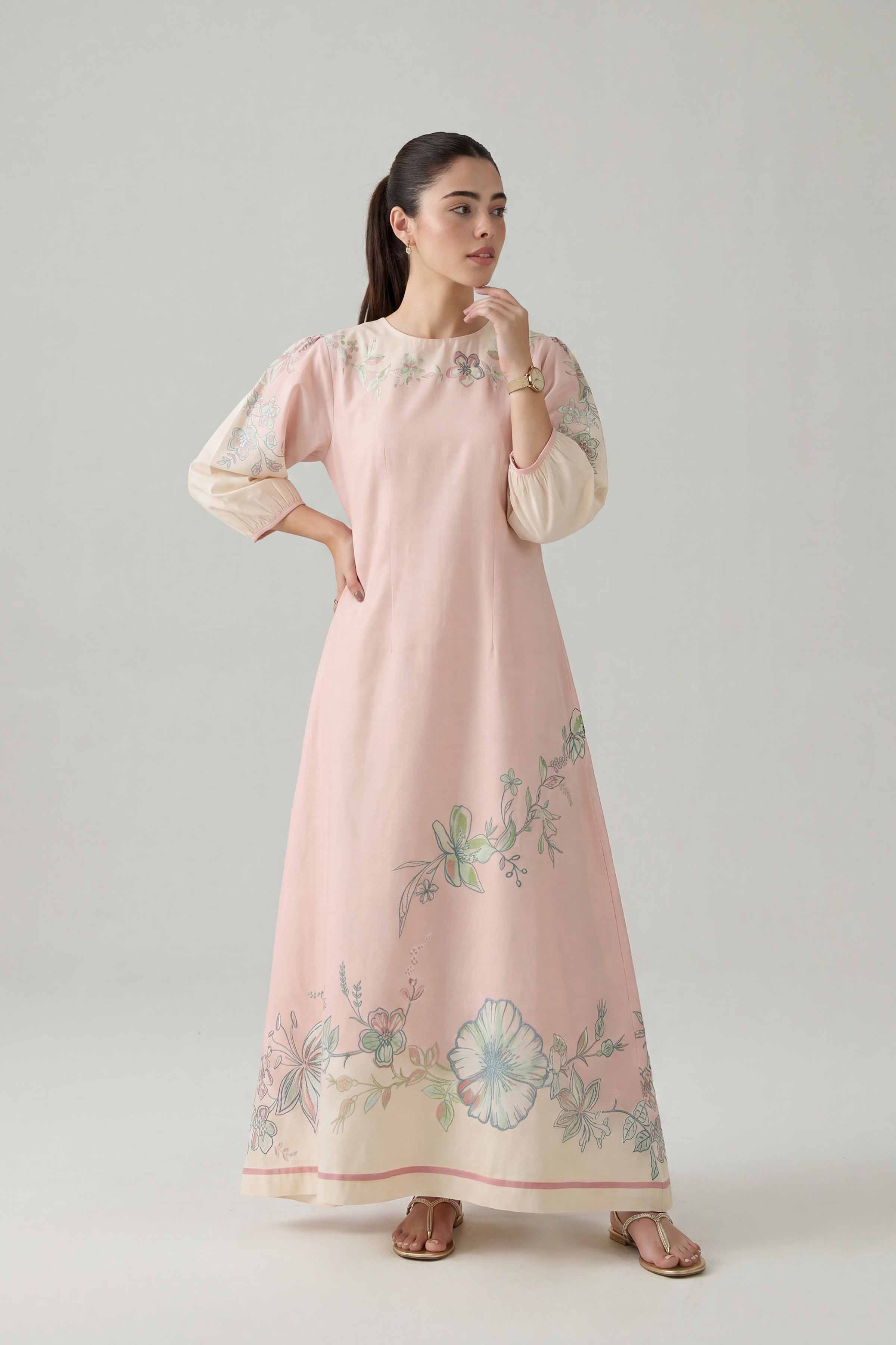 Printed Dress - AS26-94 - Image 4