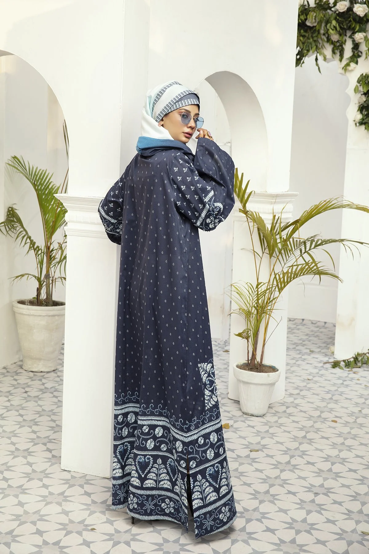 DE20-01 Printed Stitched Fustaan  1PC - Image 2
