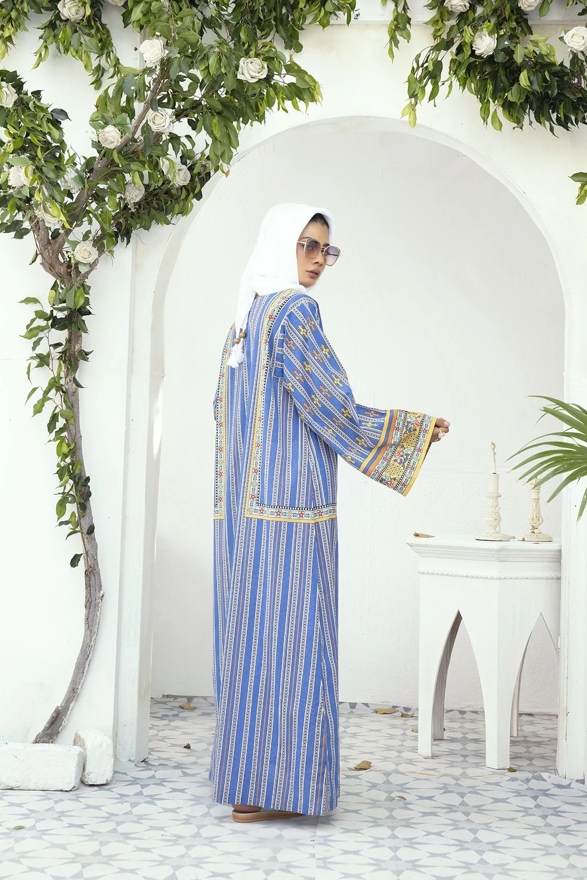 DE20-04 Printed Stitched Fustaan  1PC - Image 2