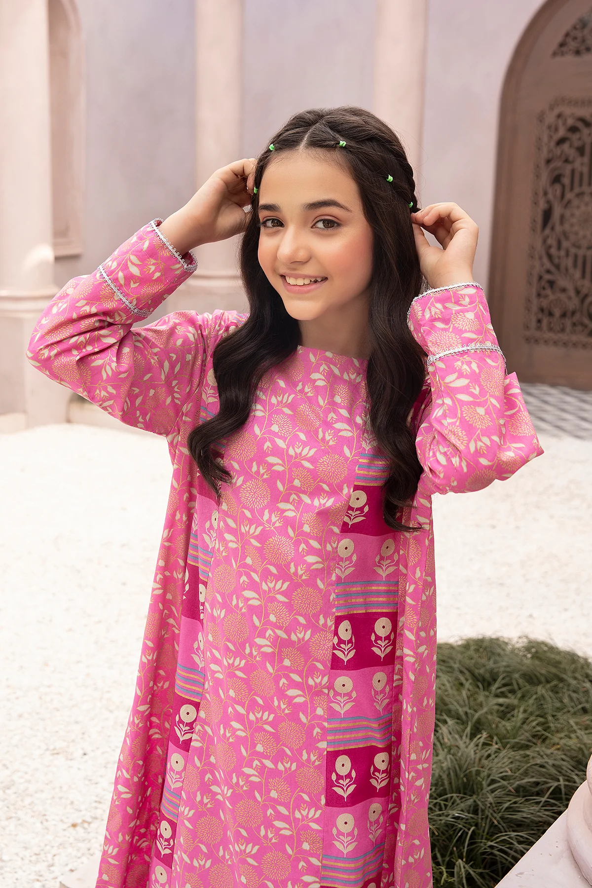DE22-34-Mix & Match Printed Fustaan 1PC - Image 3