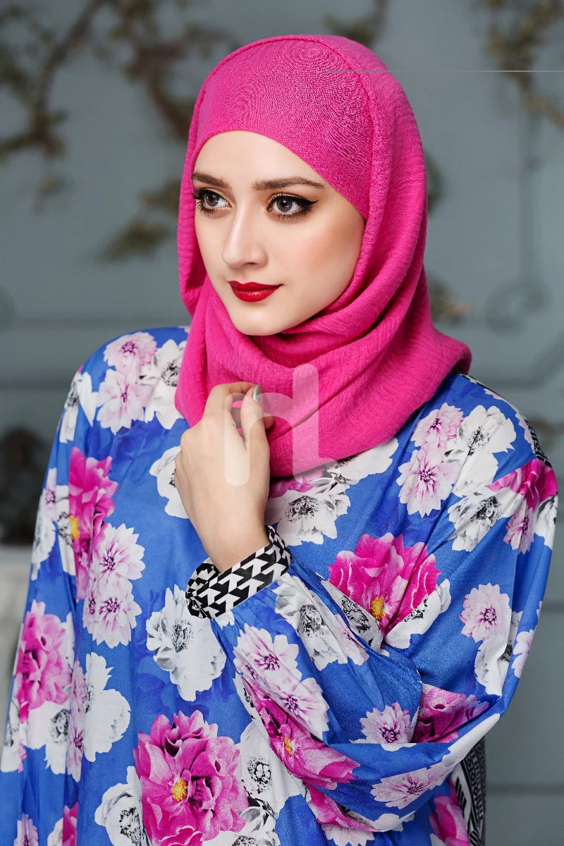 DS18-115 Green Digital Printed Stitched Lawn Fustaan - Image 2
