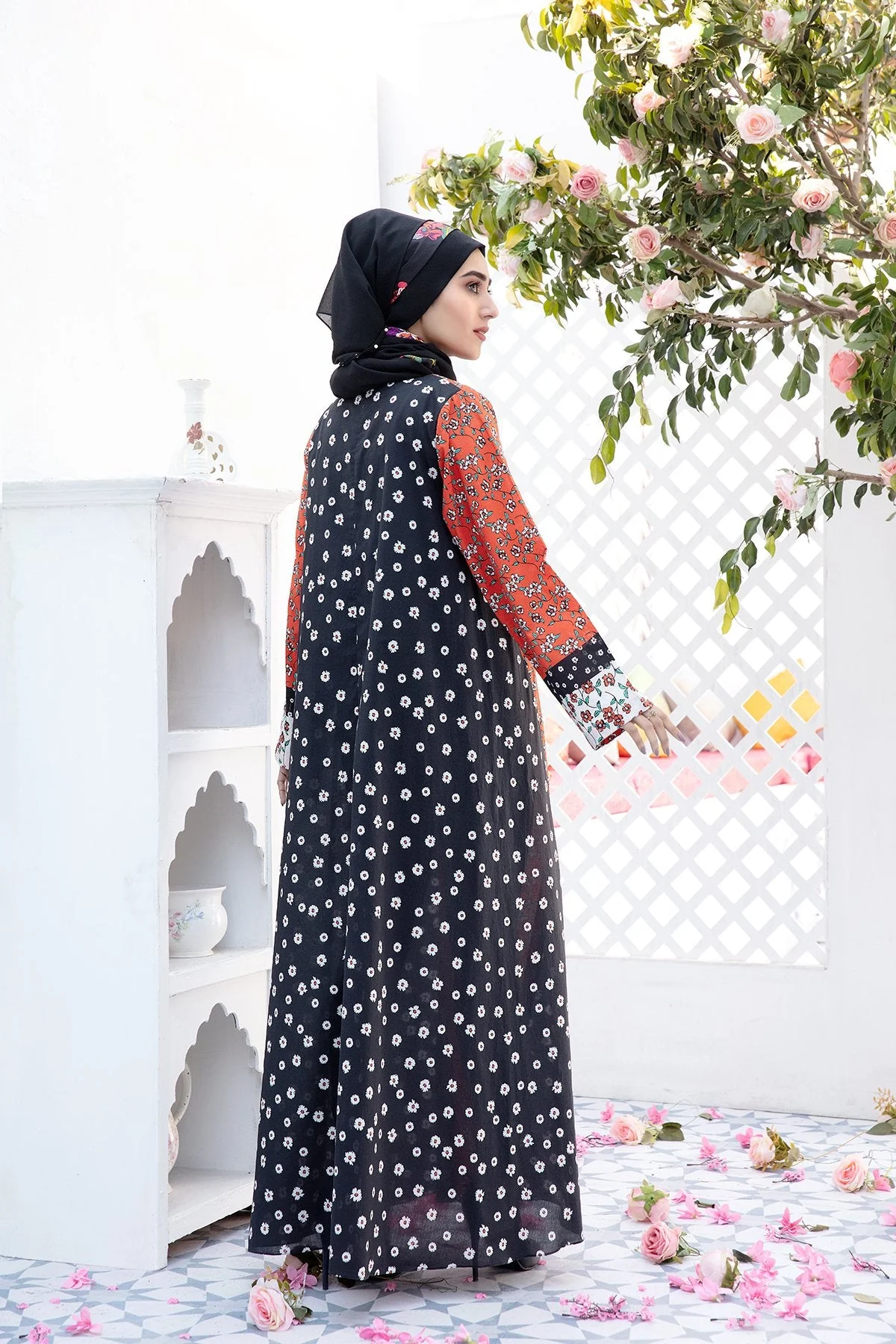 DS20-36 Printed Stitched Fustaan  1PC - Image 2