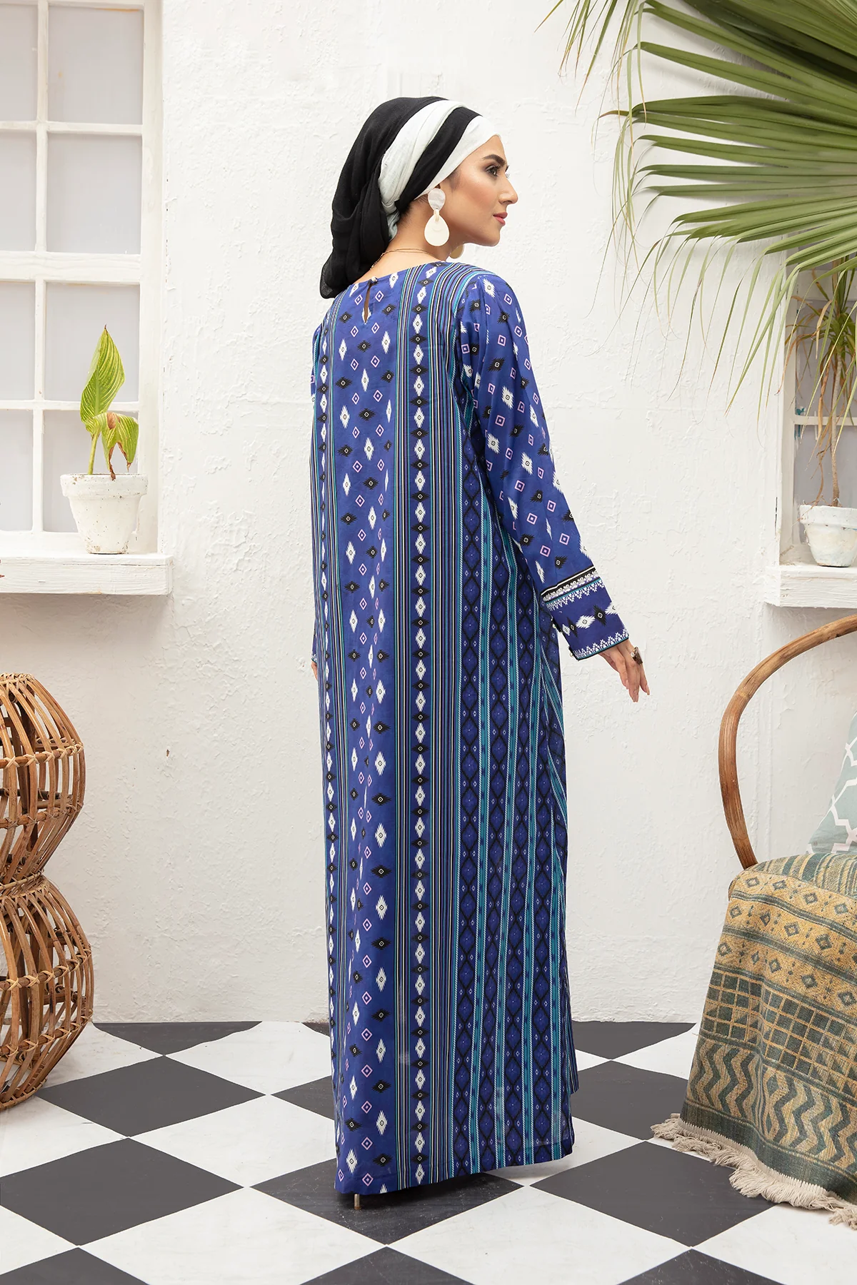 DS21-119  Digital Lawn Stitched Fustaan - 1PC - Image 2
