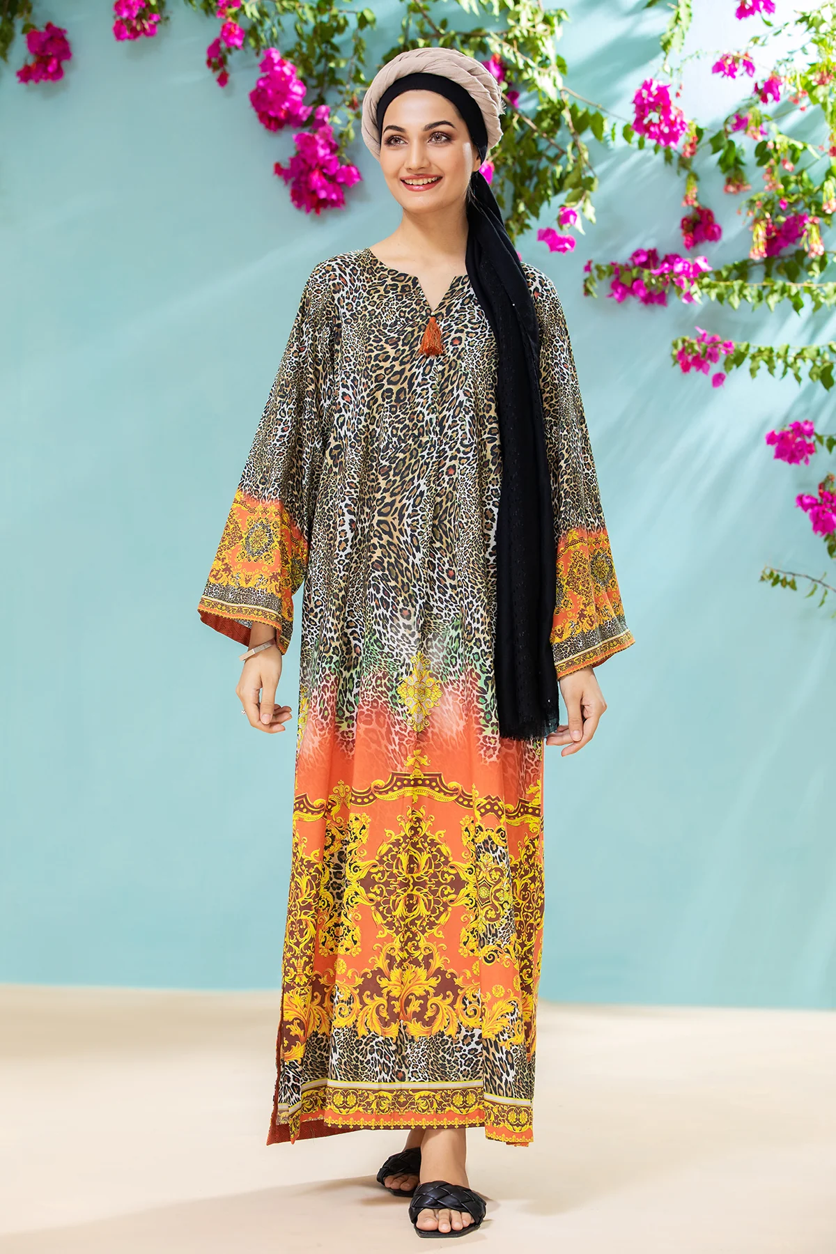 DS21-47 Printed Lawn Fustaan