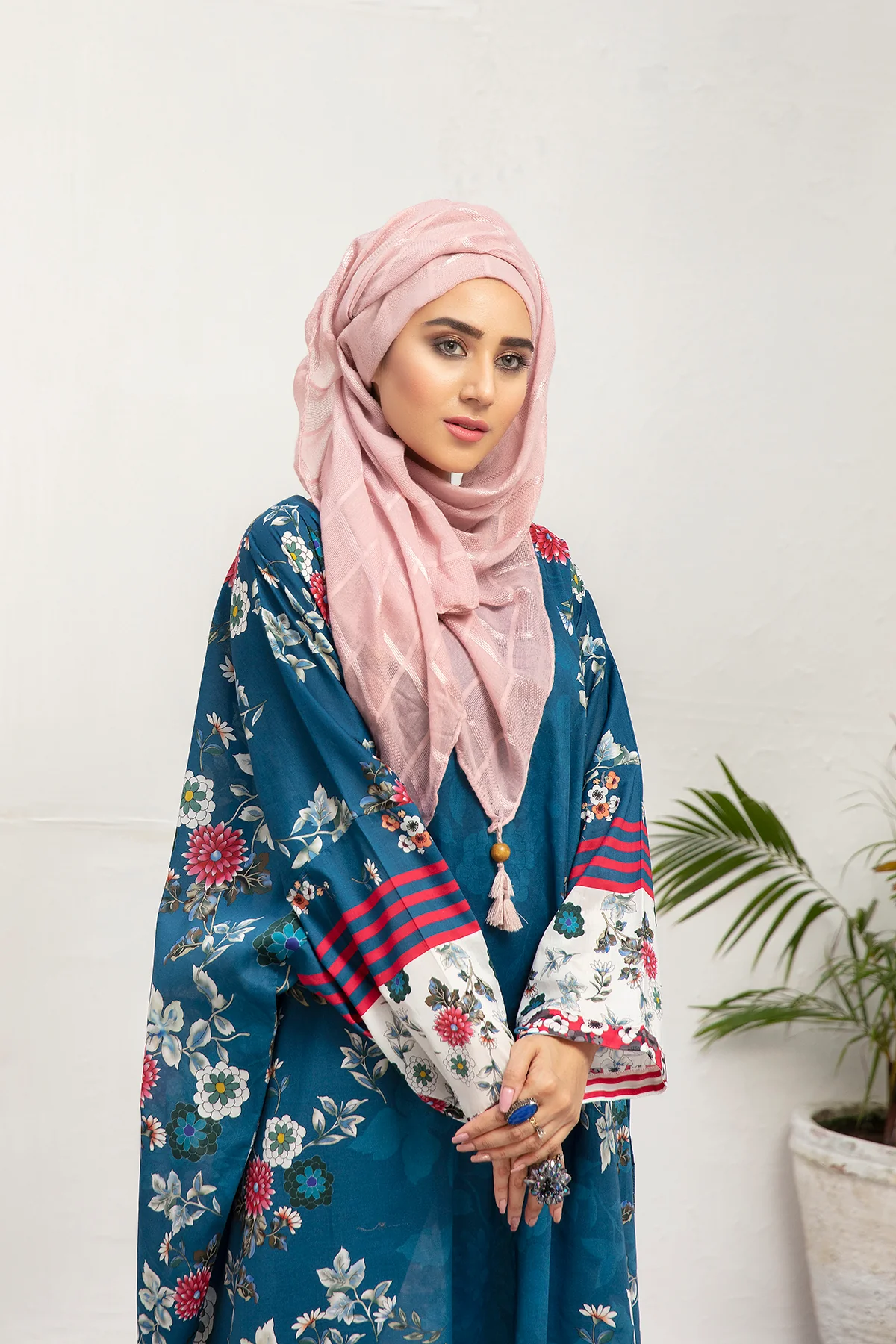 DS21-95-Digital Lawn Stitched Fustaan  1PC - Image 3
