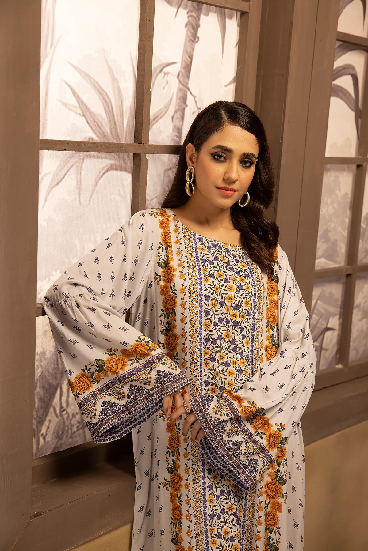 DSW22-20-Printed Fustaan 1PC - Image 4