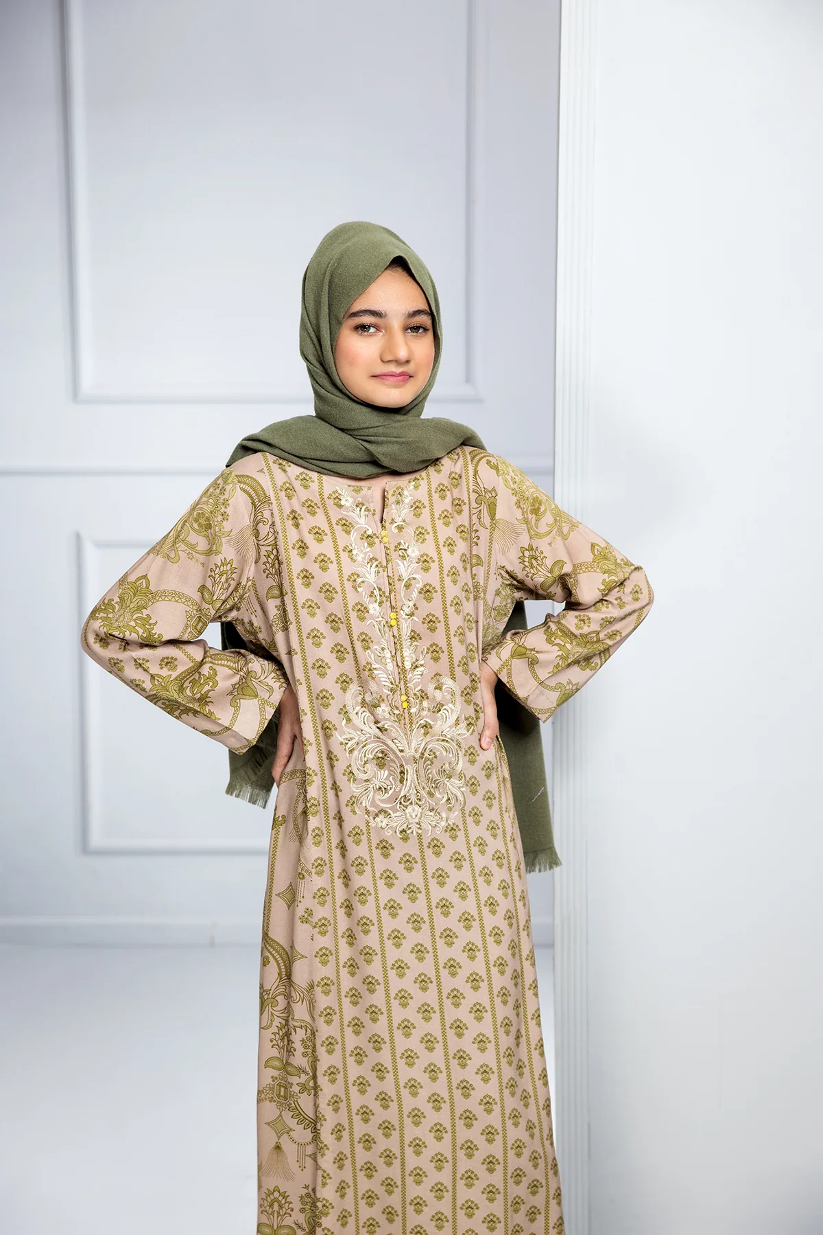 DW21-19-Printed Embroidered 1PC - Image 4