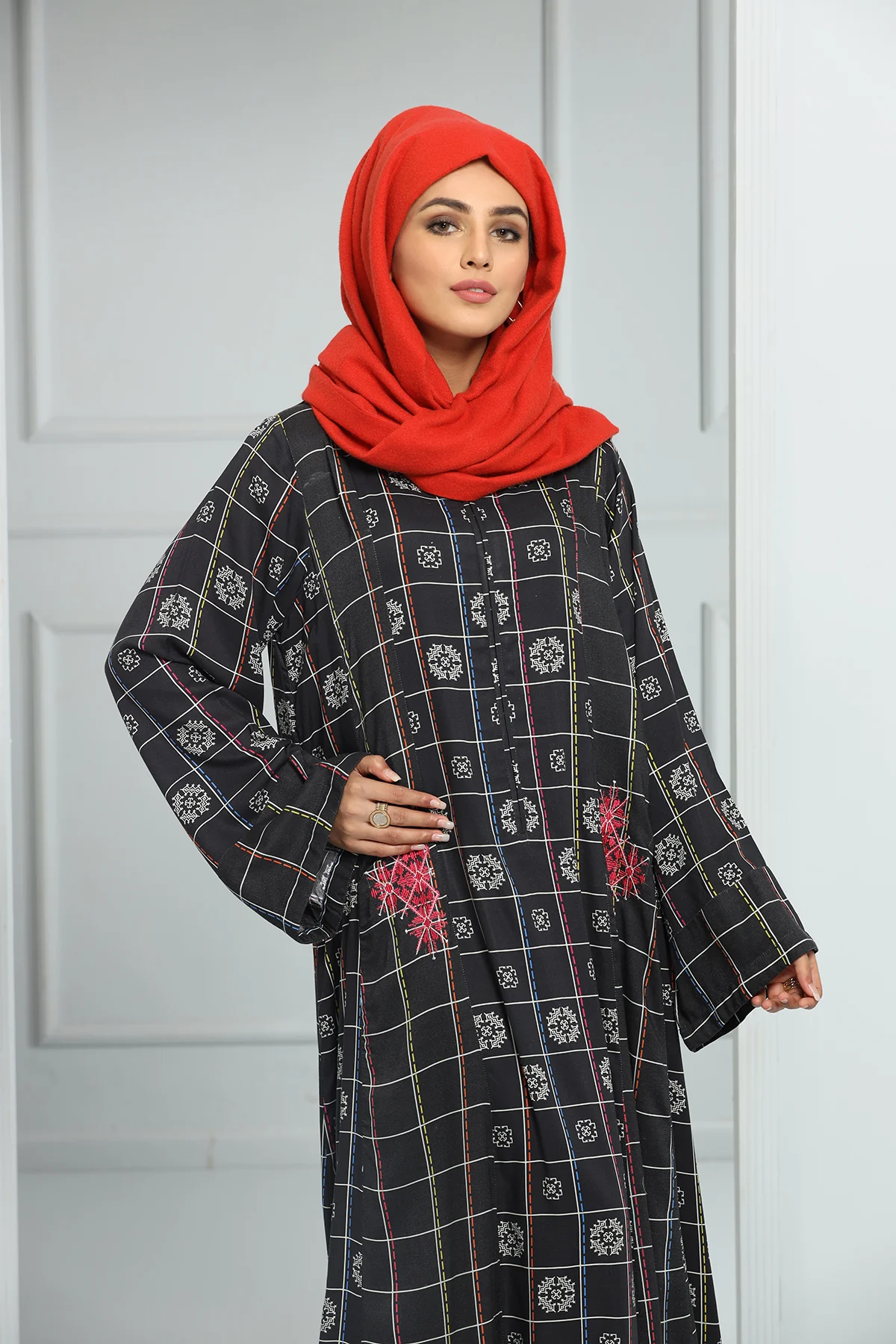 DW21-35-Printed Embroidered 1PC - Image 3