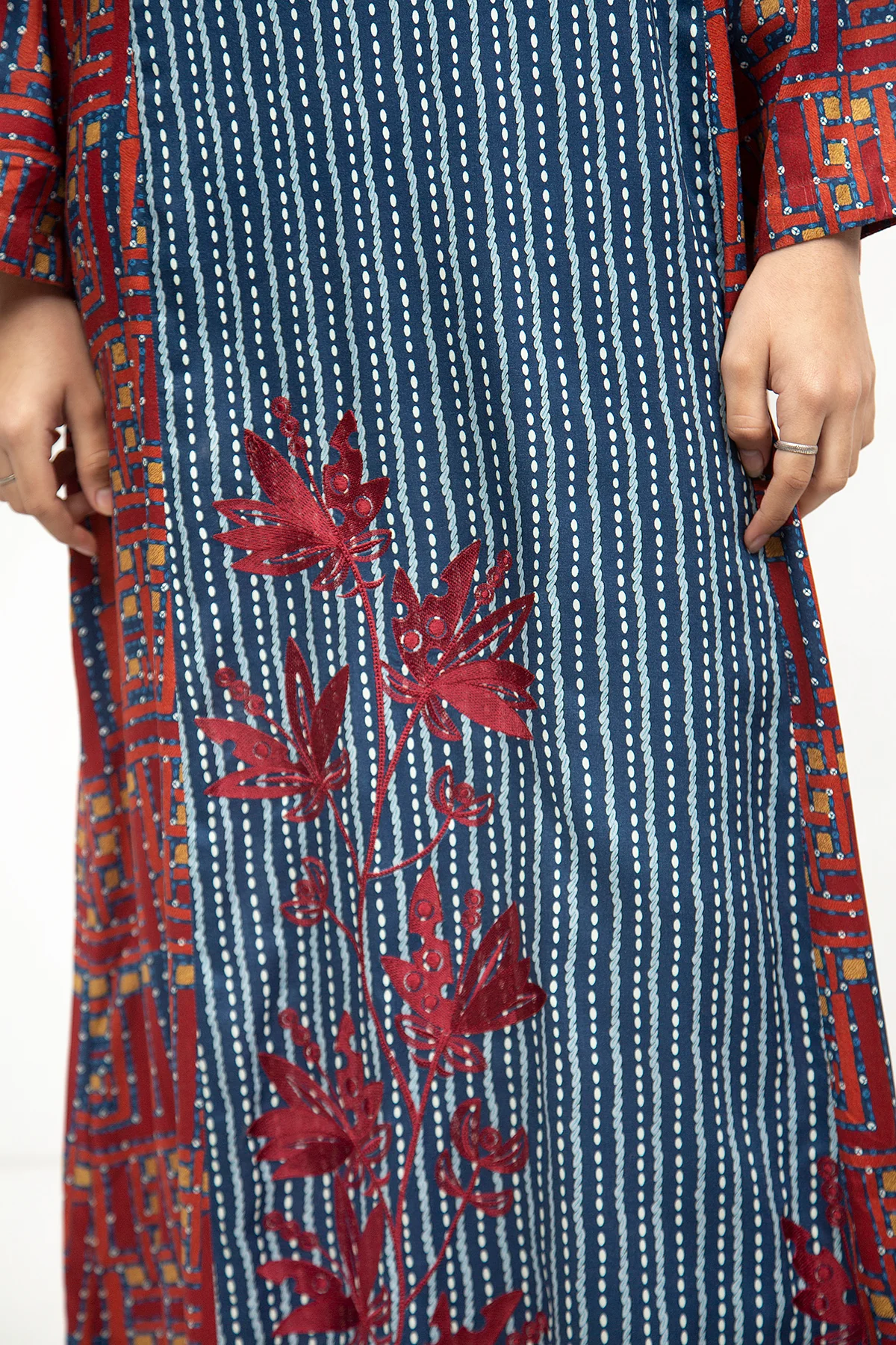 DW21-72-Printed Embroidered 1PC - Image 5
