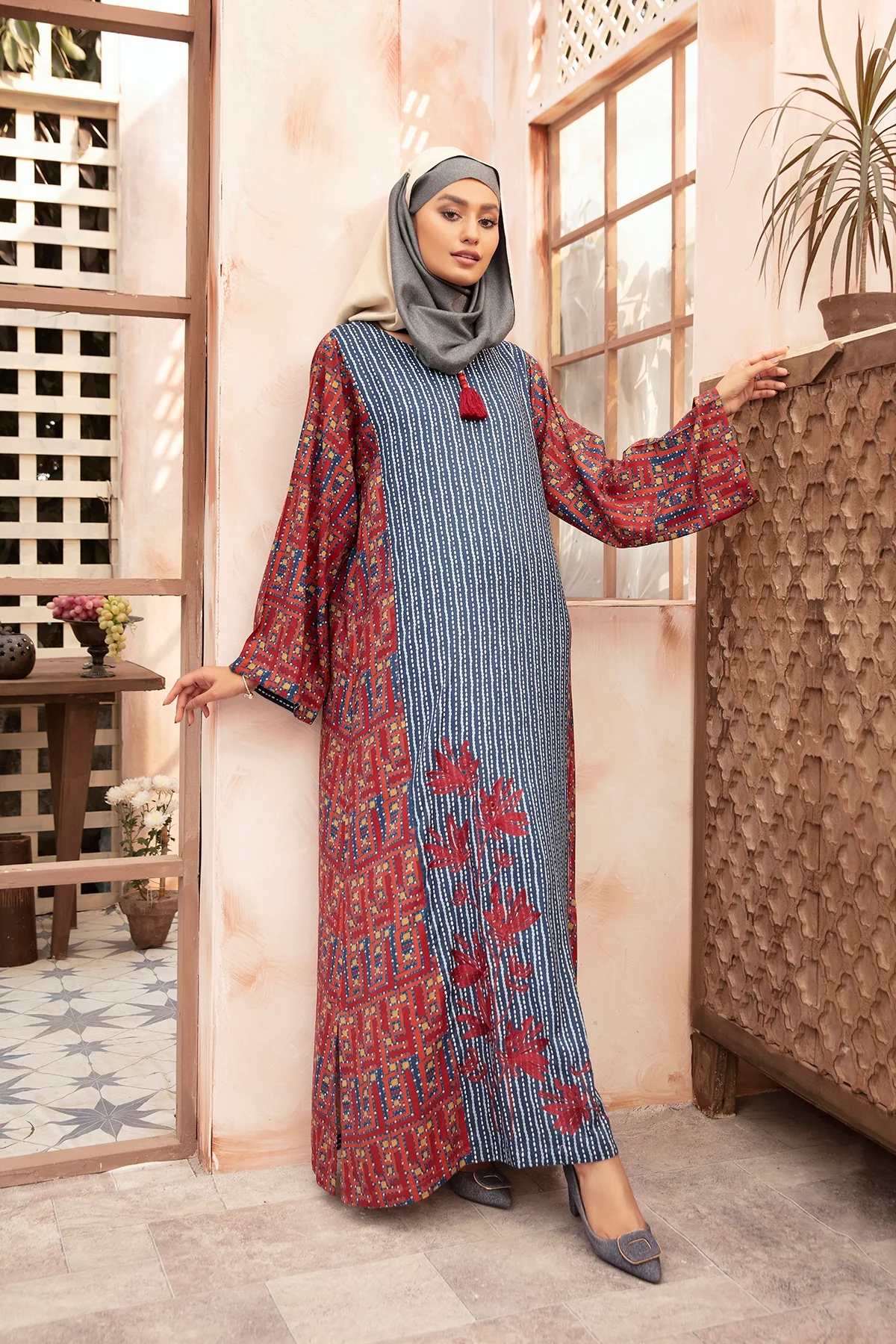 DW21-73-Printed Embroidered 1PC - Image 5