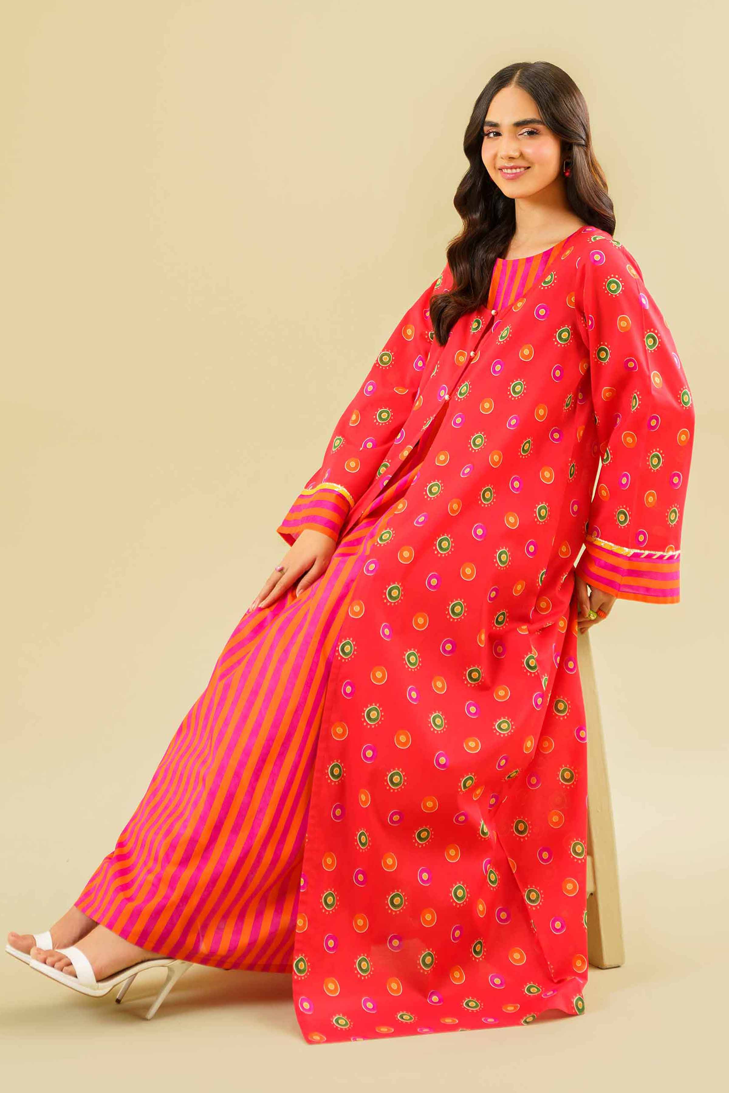 2 Piece - Printed Dress - FE24-62 - Image 2