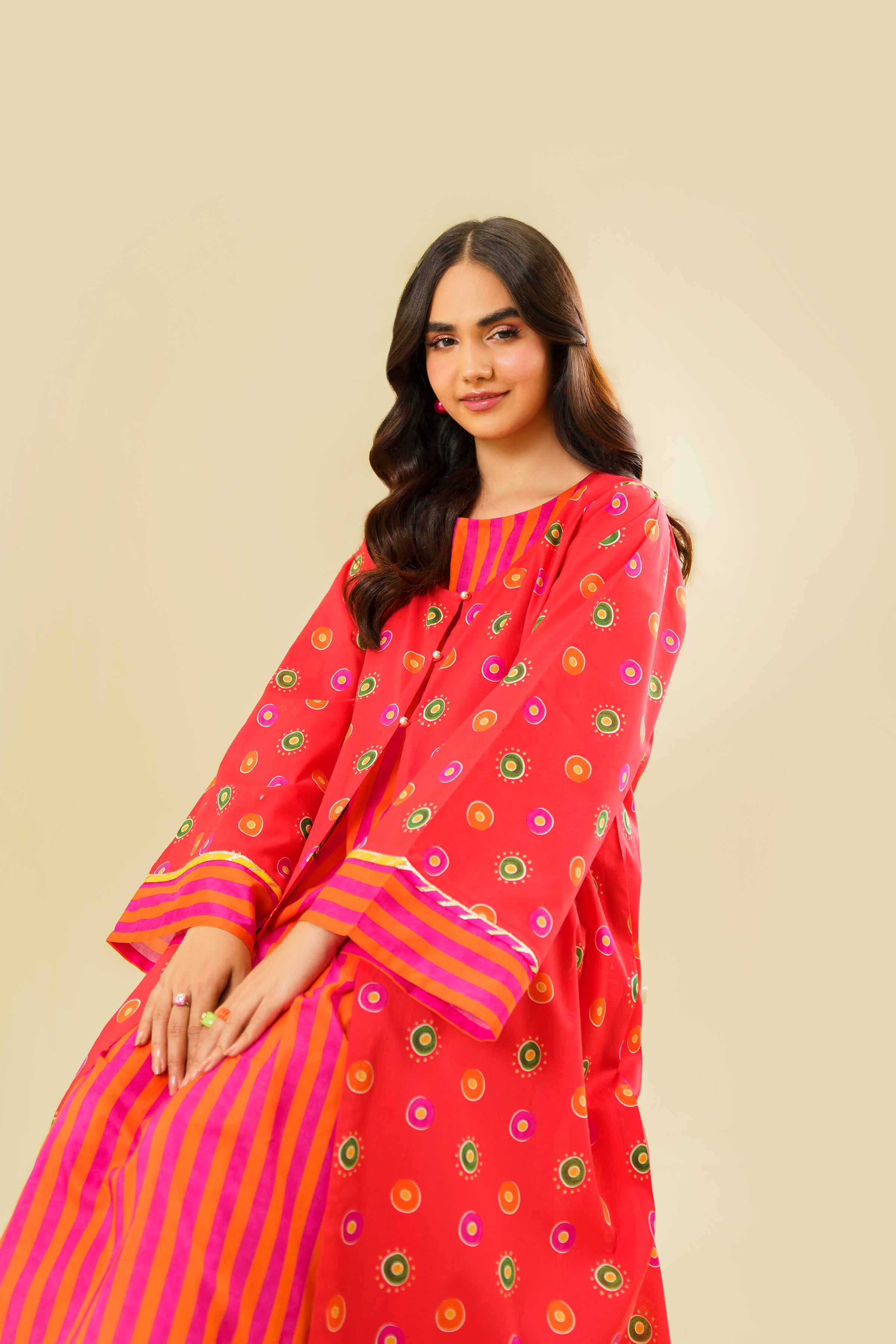 2 Piece - Printed Dress - FE24-62 - Image 5