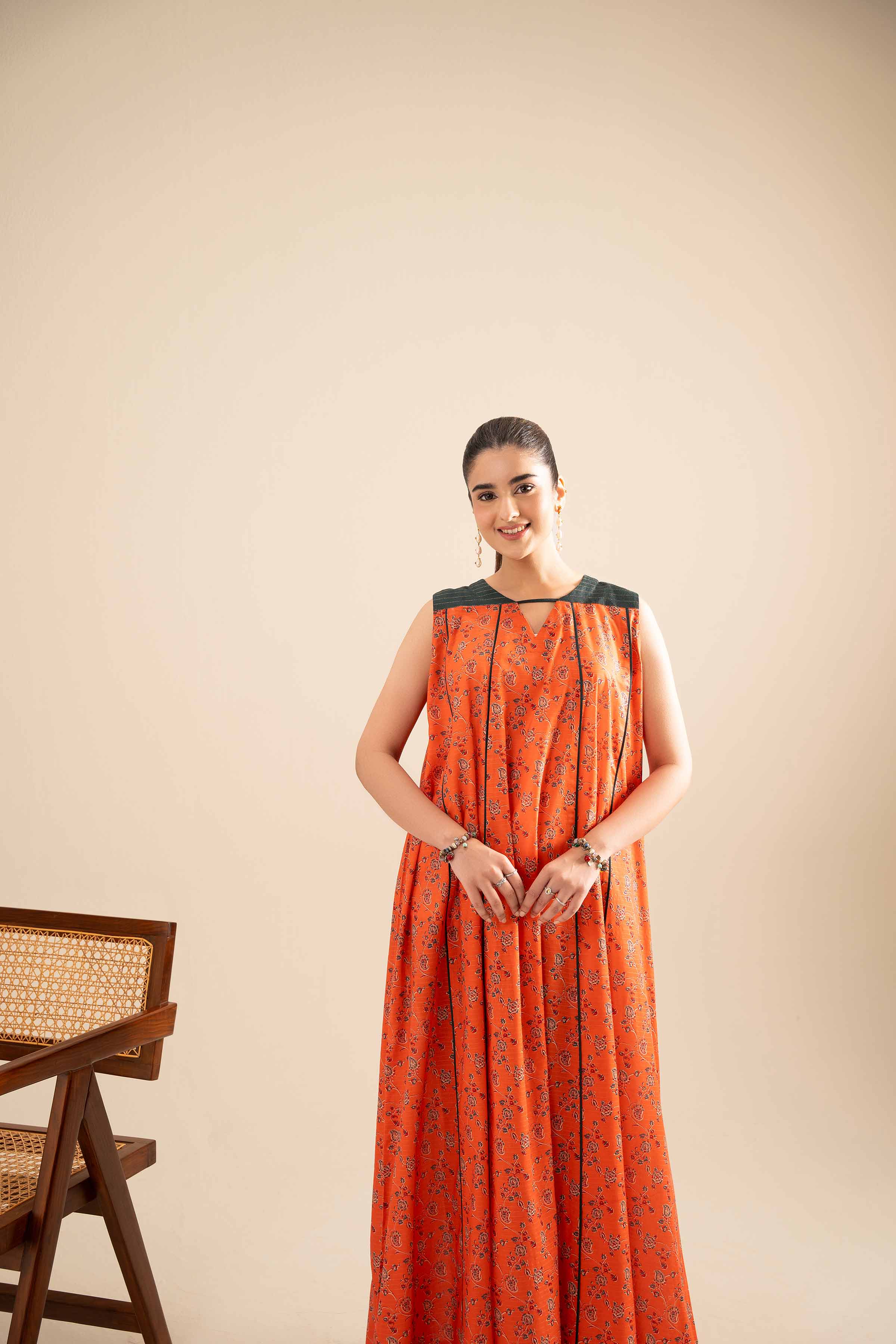 Printed Dress - FE25-115 - Image 6