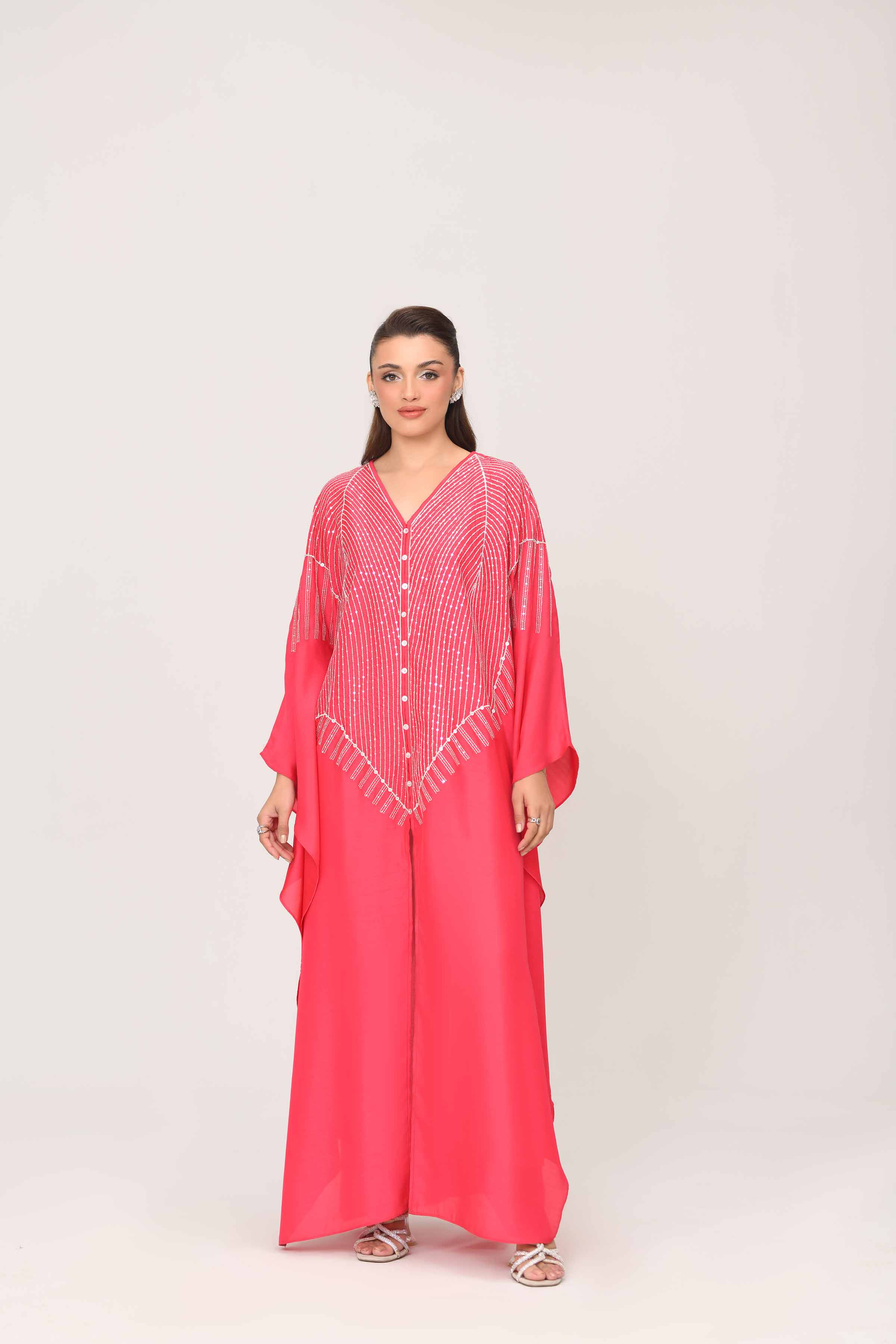 Embroidered Kaftan - FE25-44 - Image 4