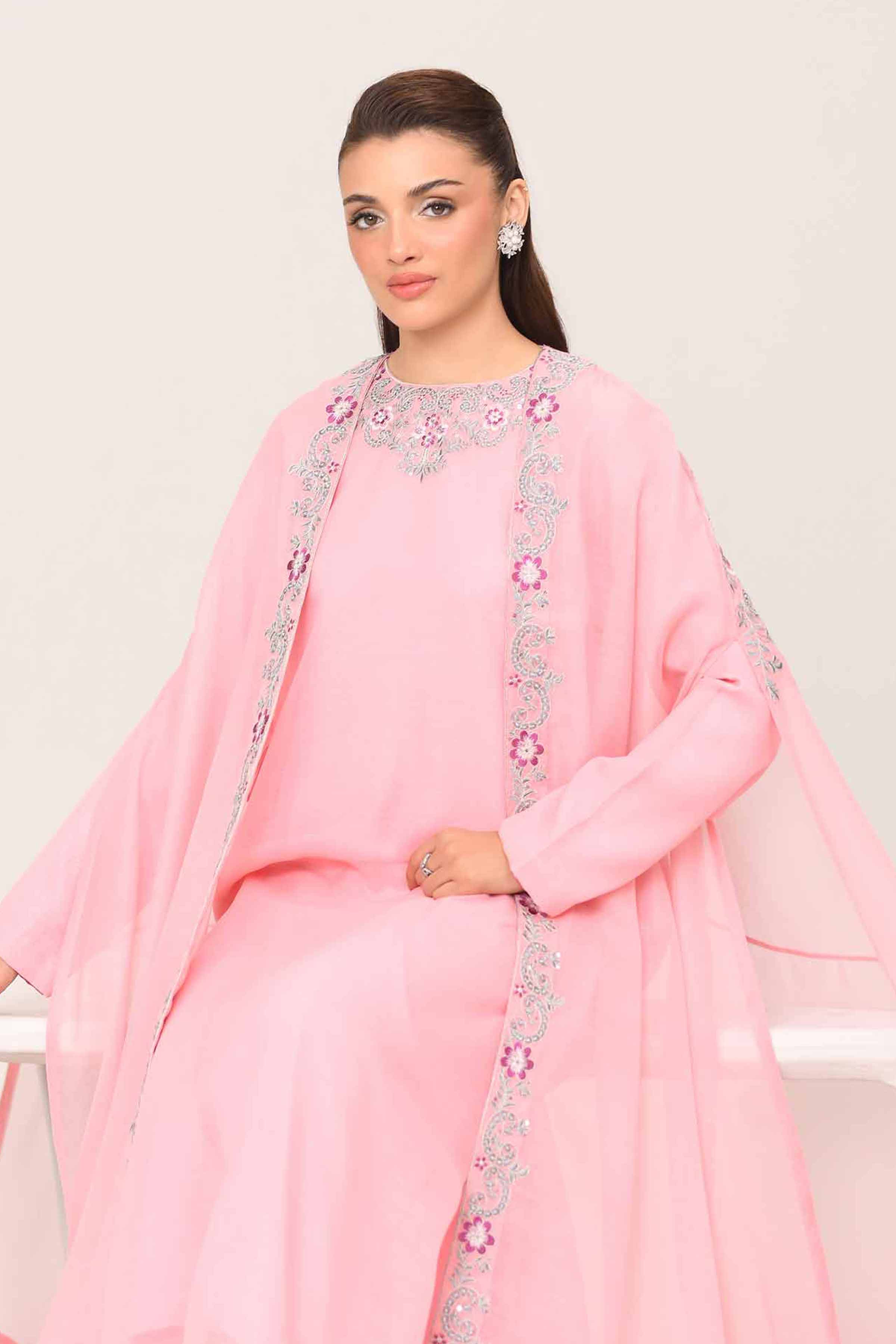 2 Piece - Embroidered Suit - FE25-49 - Image 2