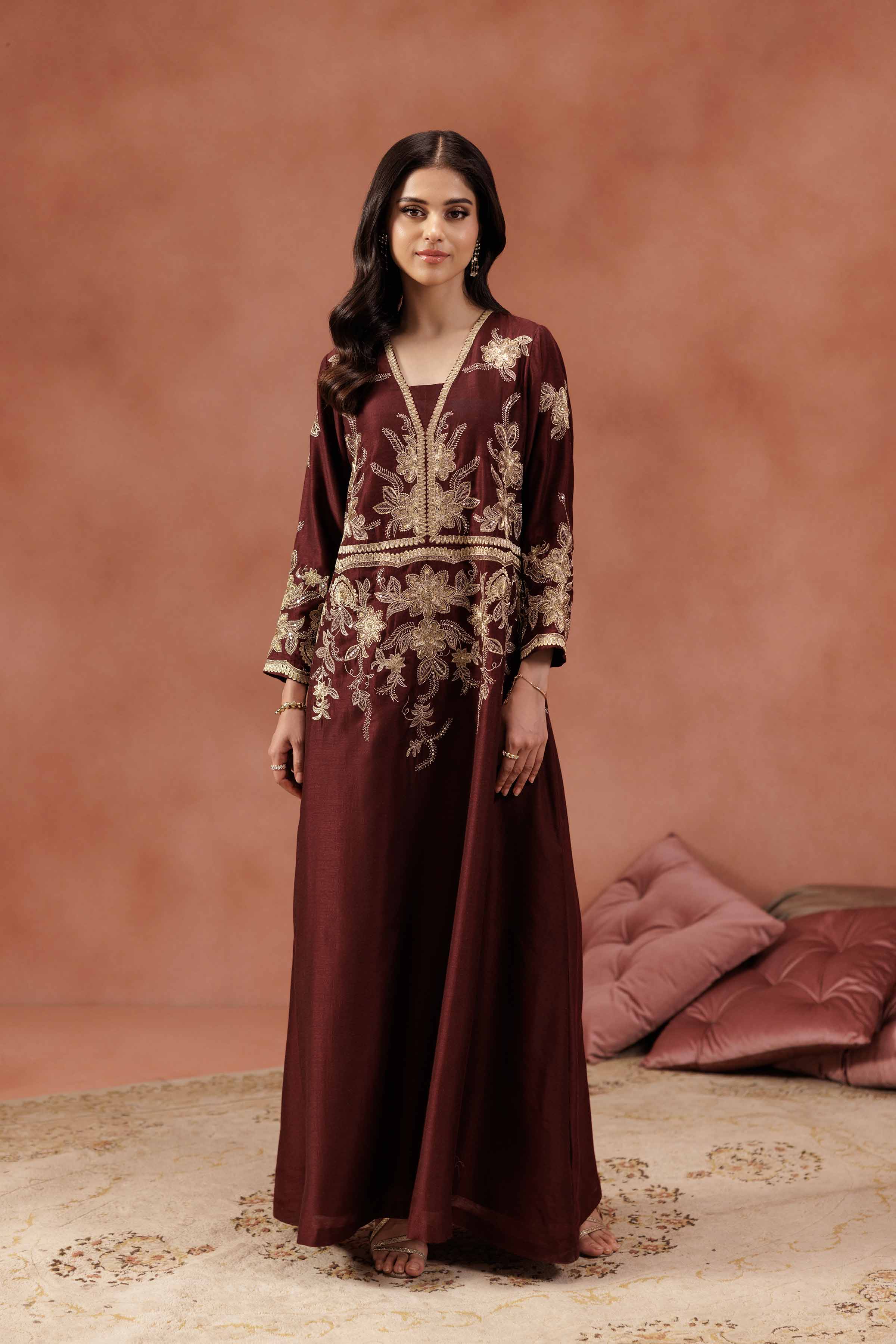 Embroidered Dress - FE25-58 - Image 6