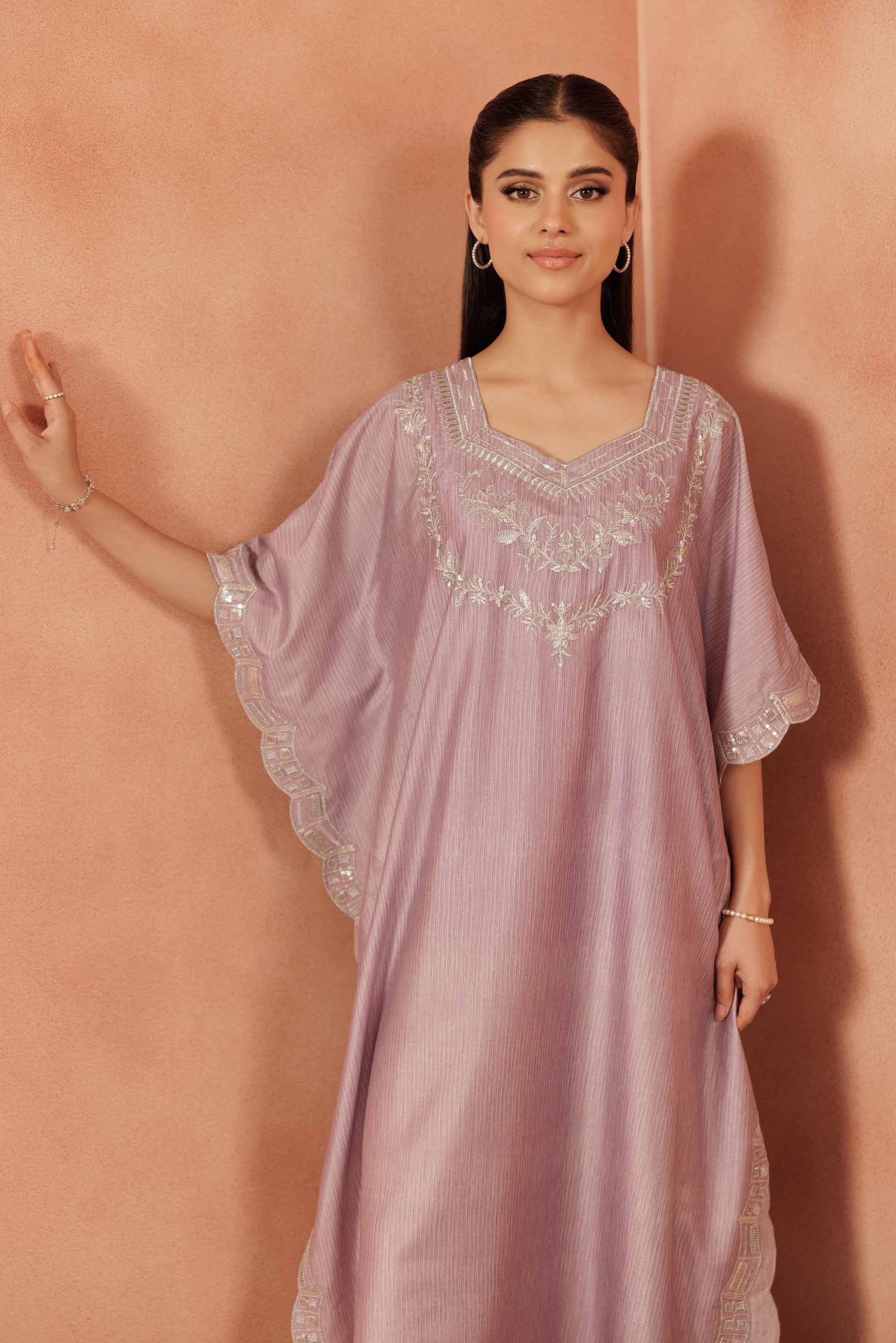 2 Piece - Embroidered Suit - FE25-62 - Image 2