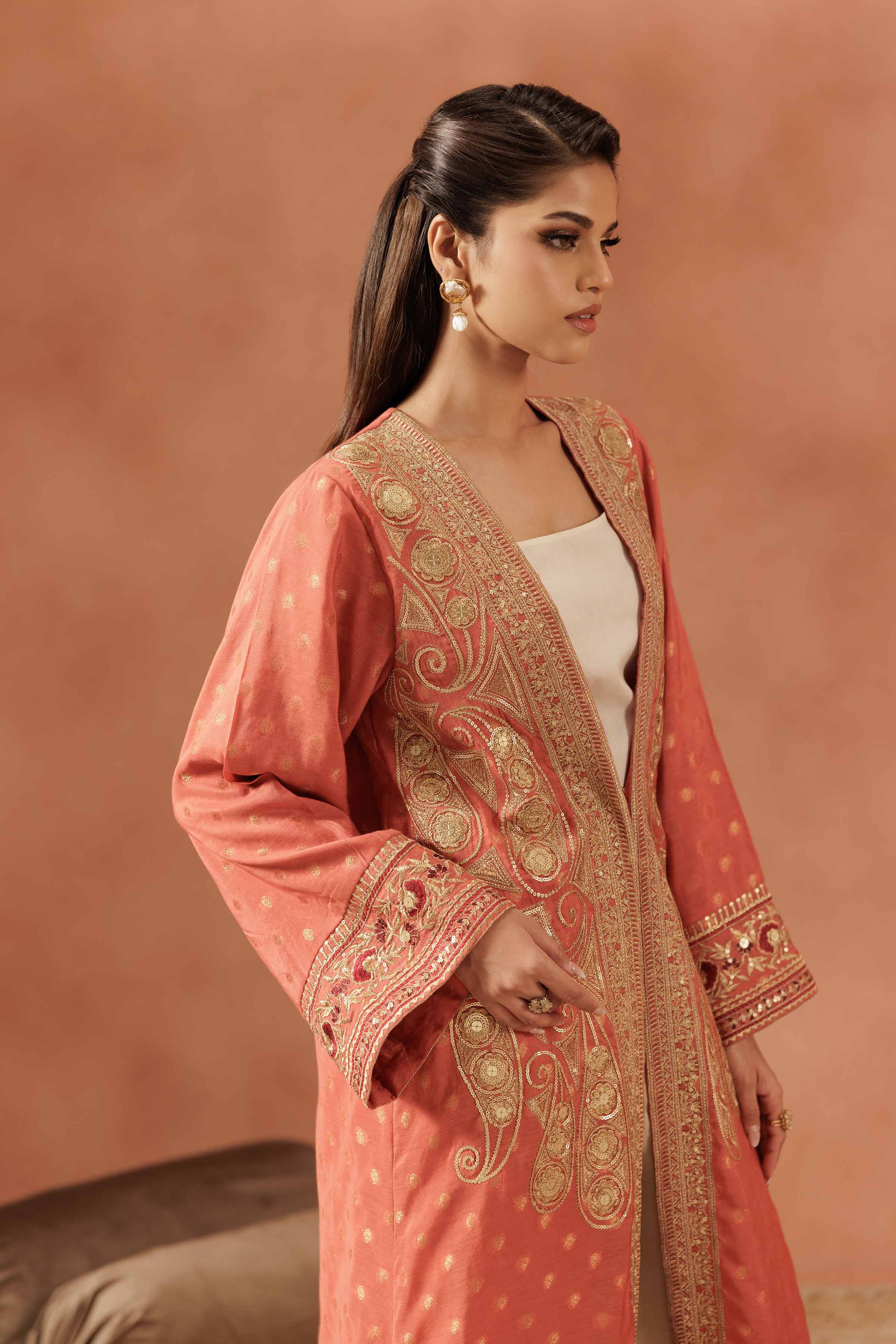 Embroidered Gown - FE25-65 - Image 7