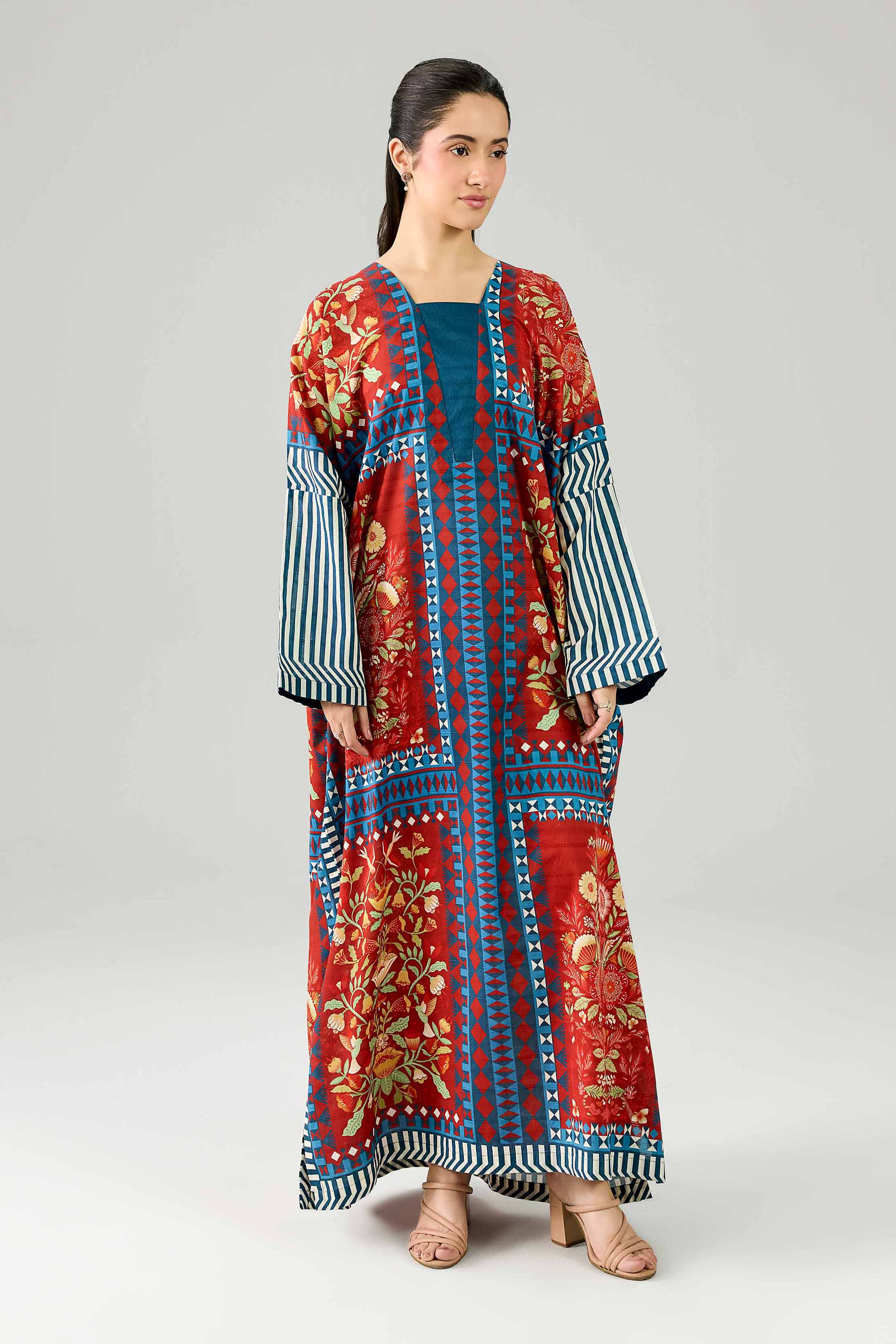 Printed Dress - FE26-119 - Image 4
