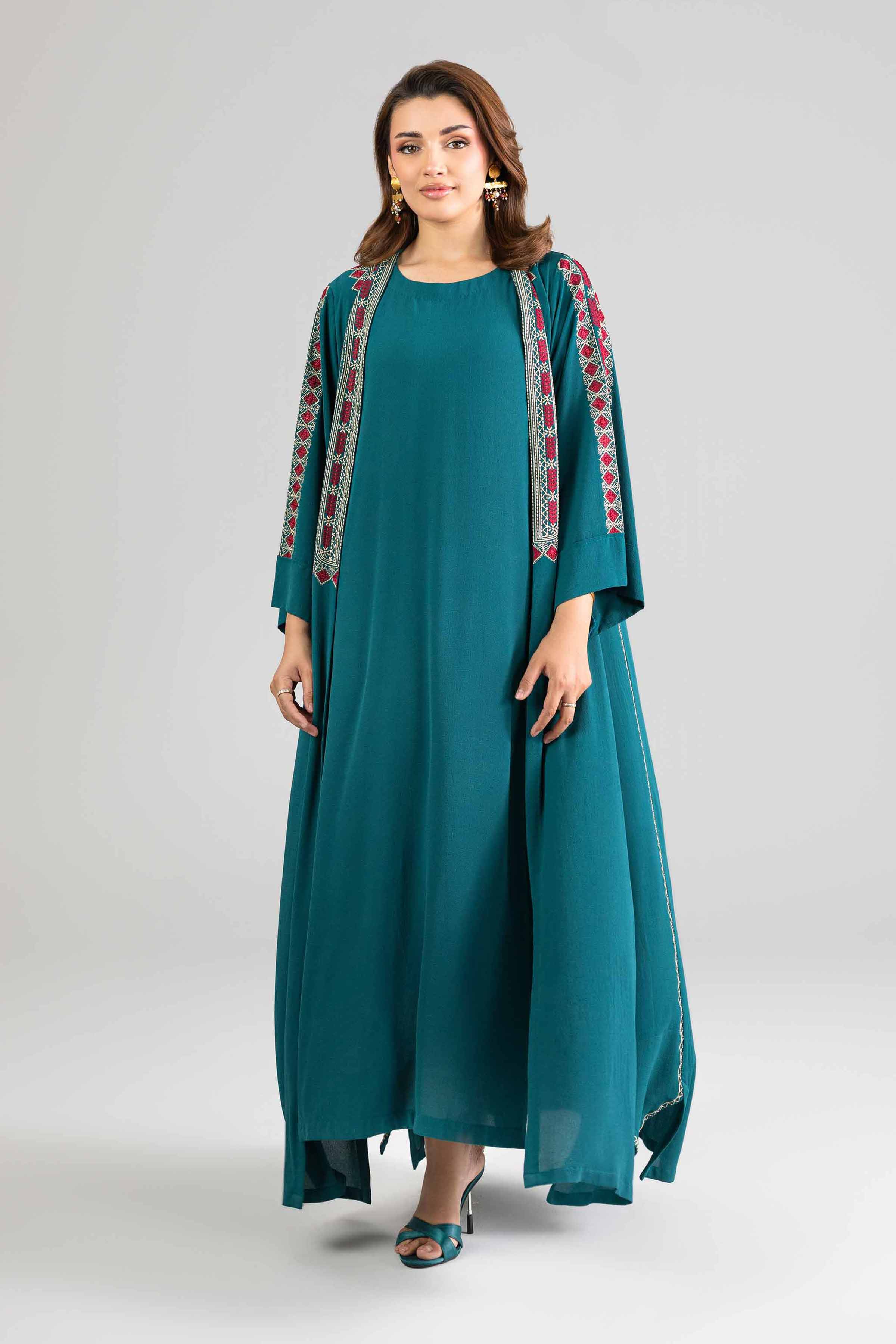2 Piece - Embroidered Suit - FE26-130 - Image 6
