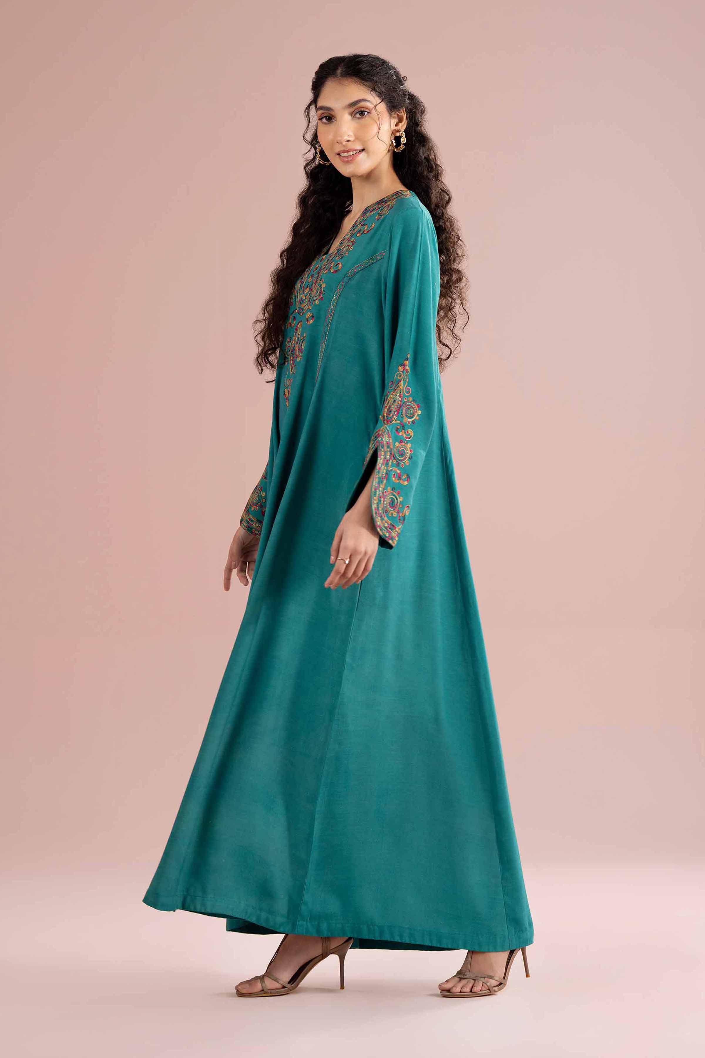 Embroidered Dress - FE26-57 - Image 5