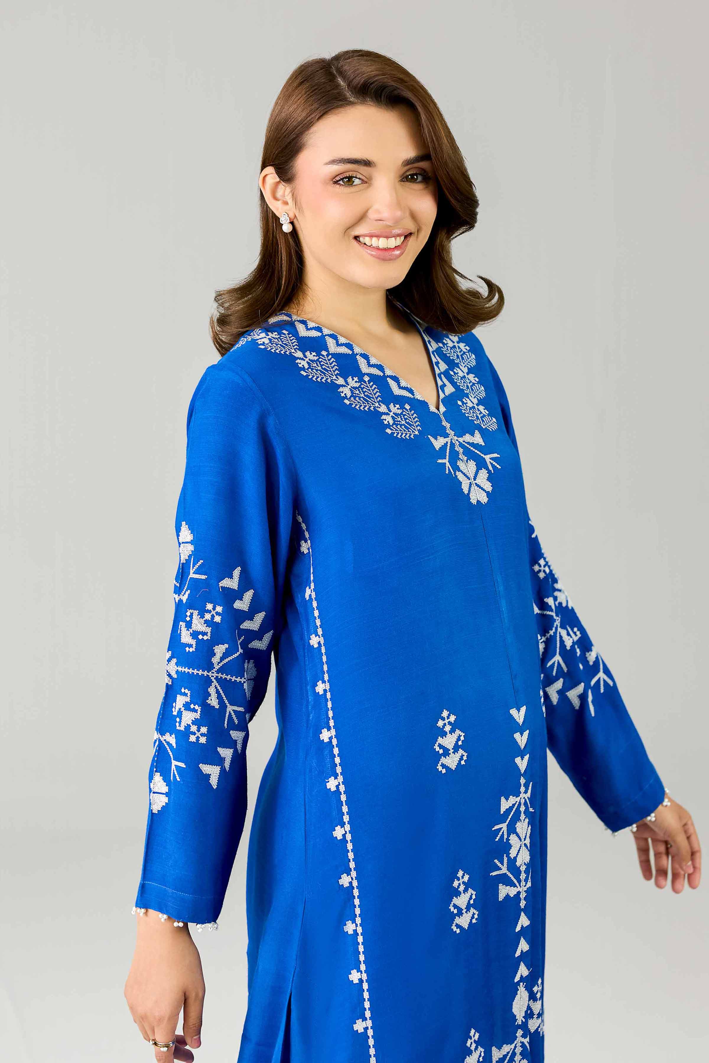 Embroidered Dress - FE26-82 - Image 2