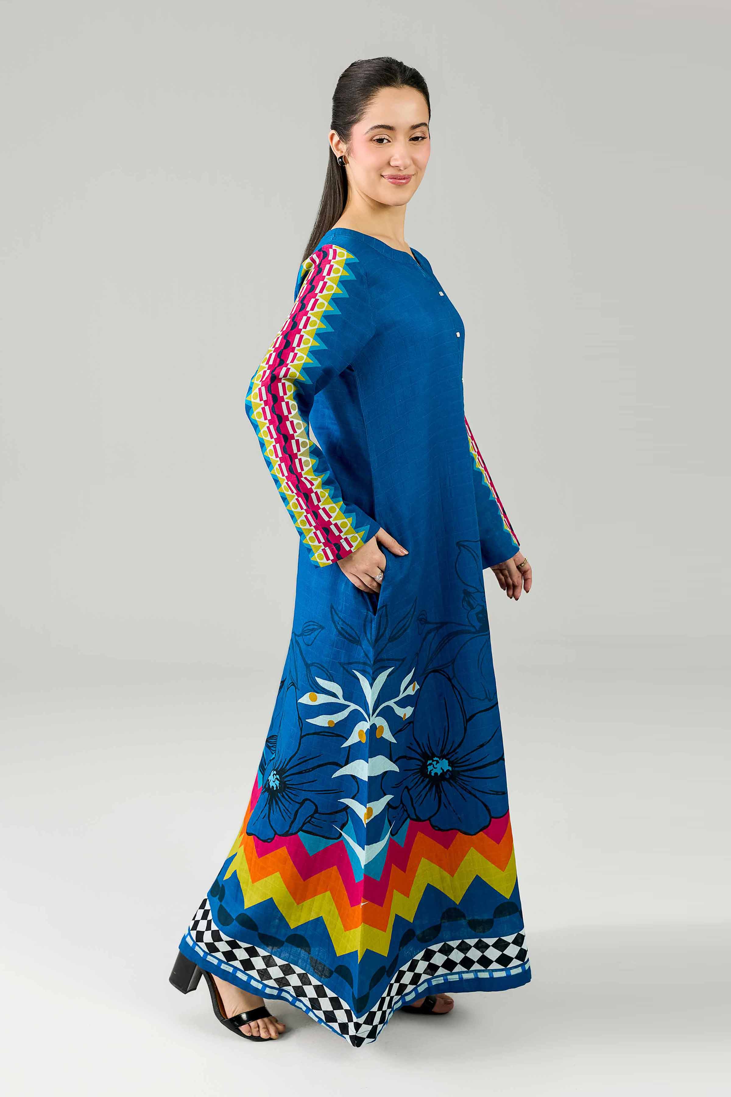 Printed Dress - FE26-96 - Image 4