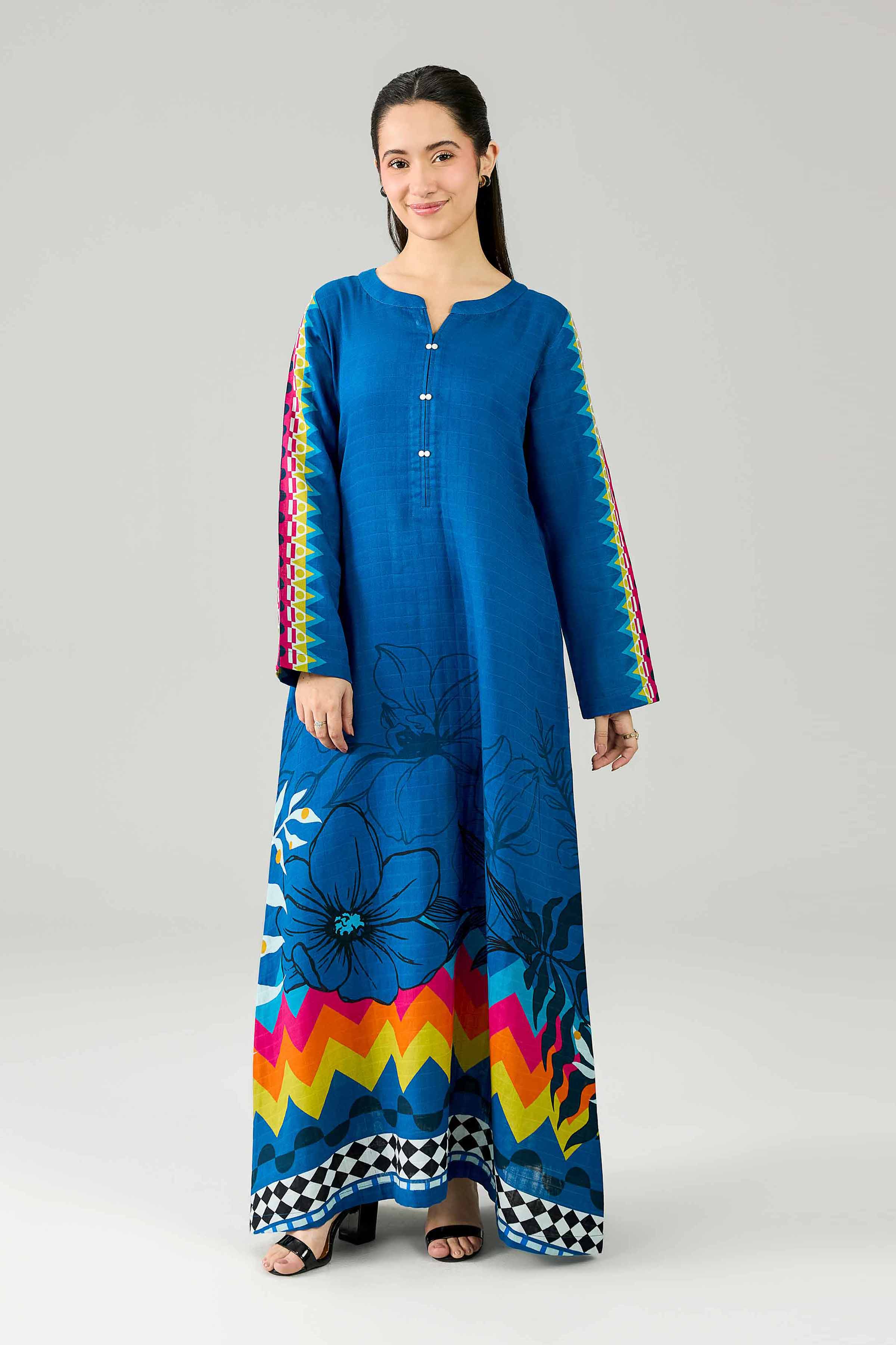 Printed Dress - FE26-96 - Image 5