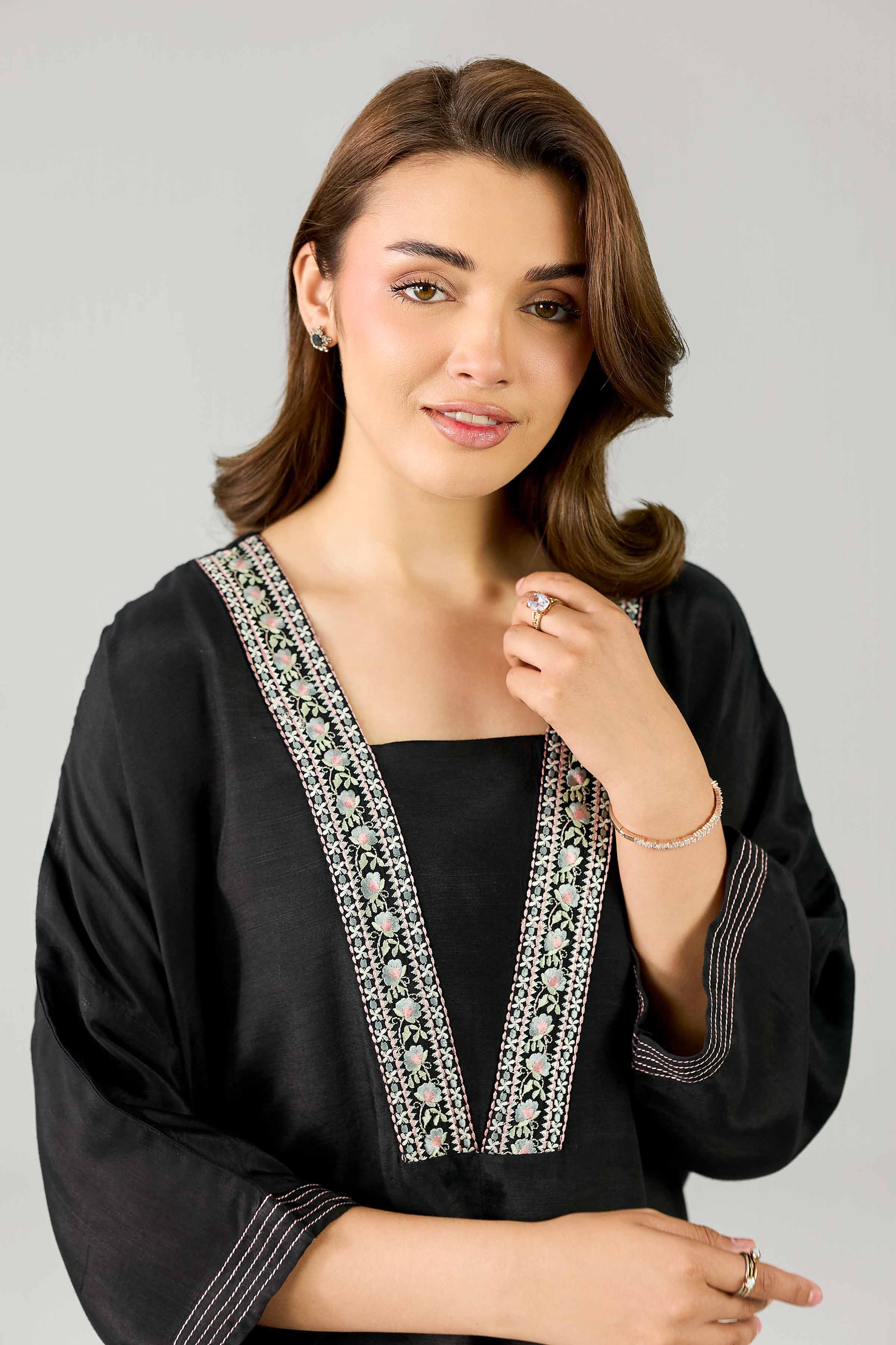 Embroidered Dress - FE26-99 - Image 5