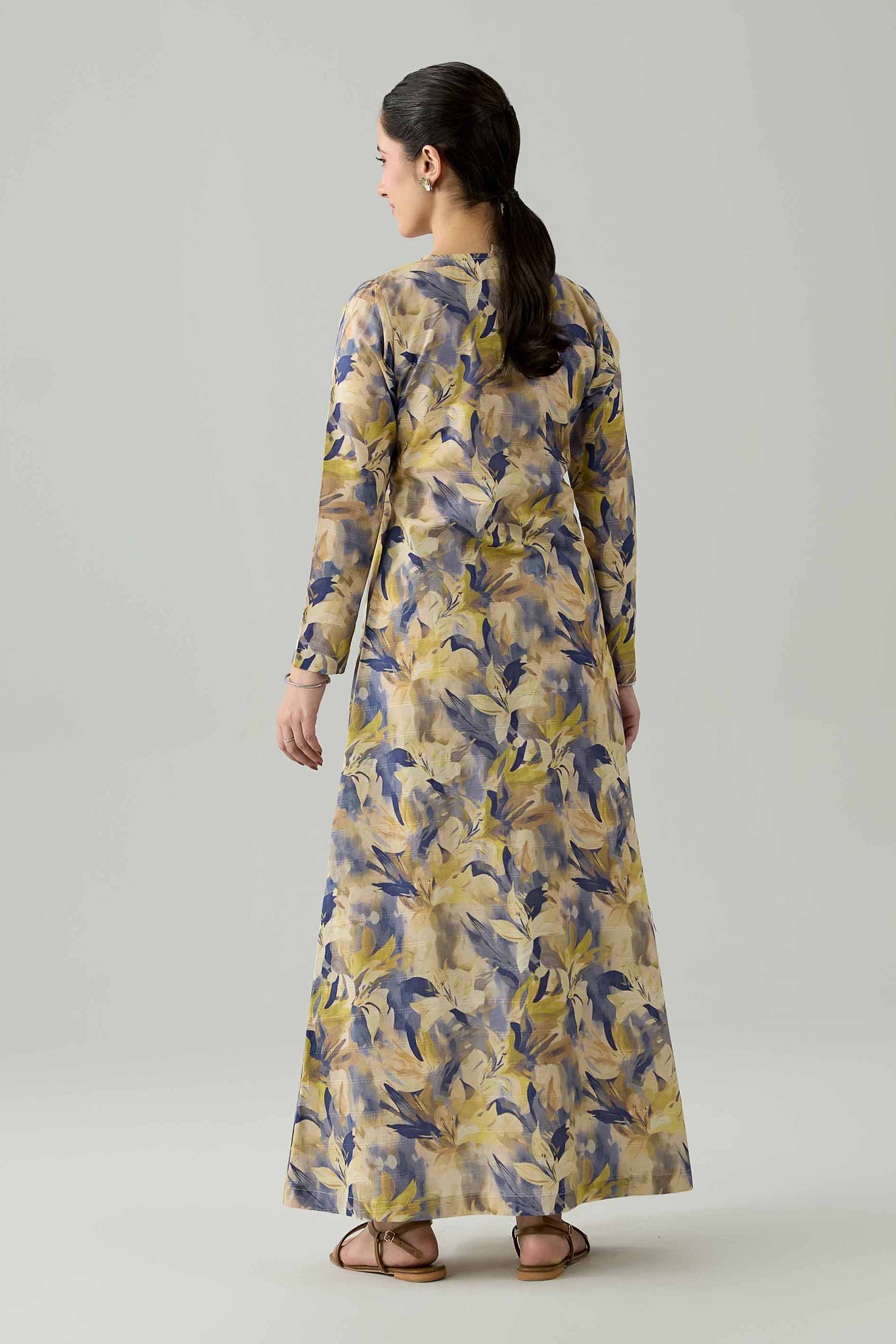 Printed Dress - FS26-23 - Image 3