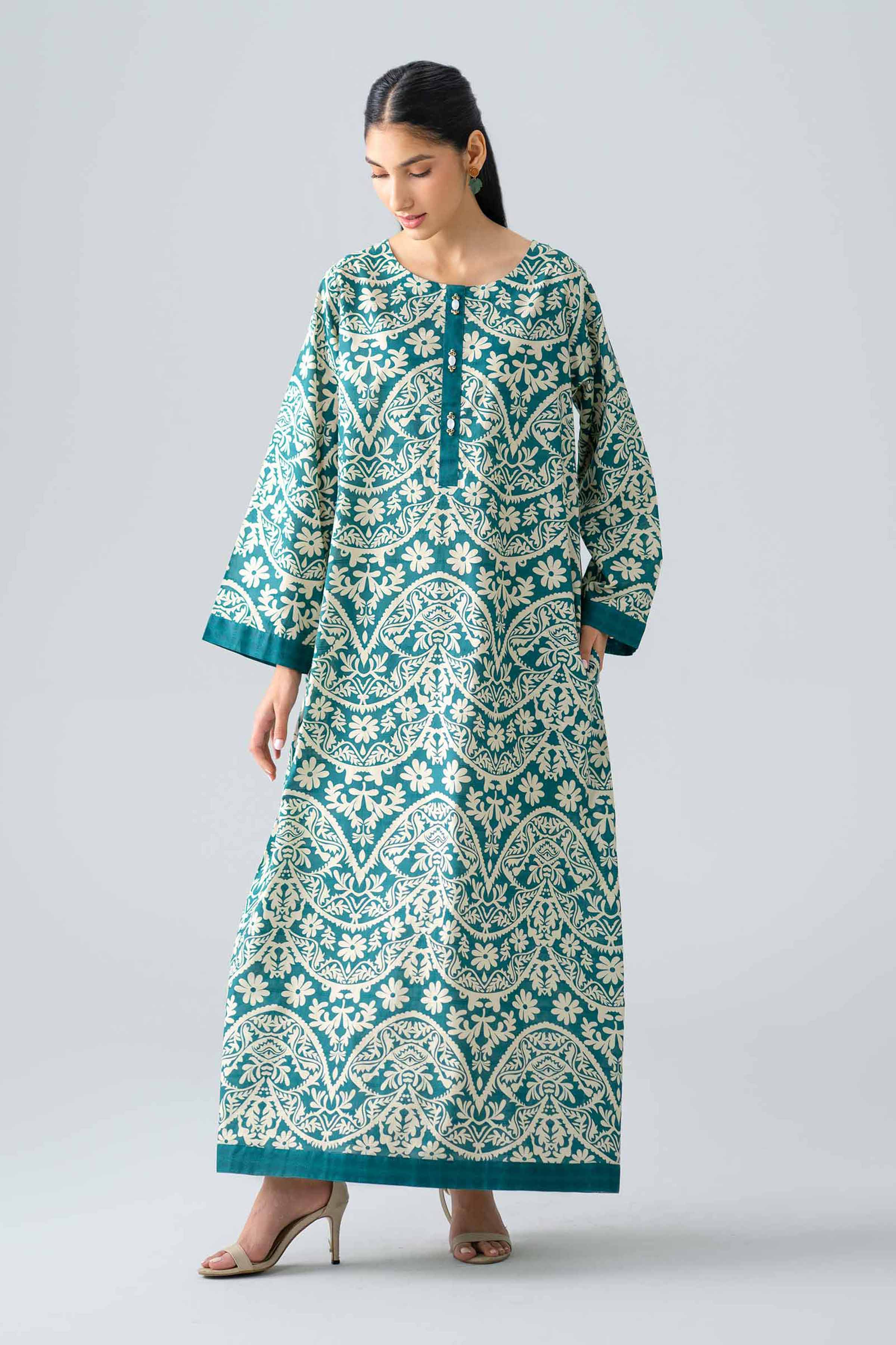 Printed Dress - FS26-24 - Image 4