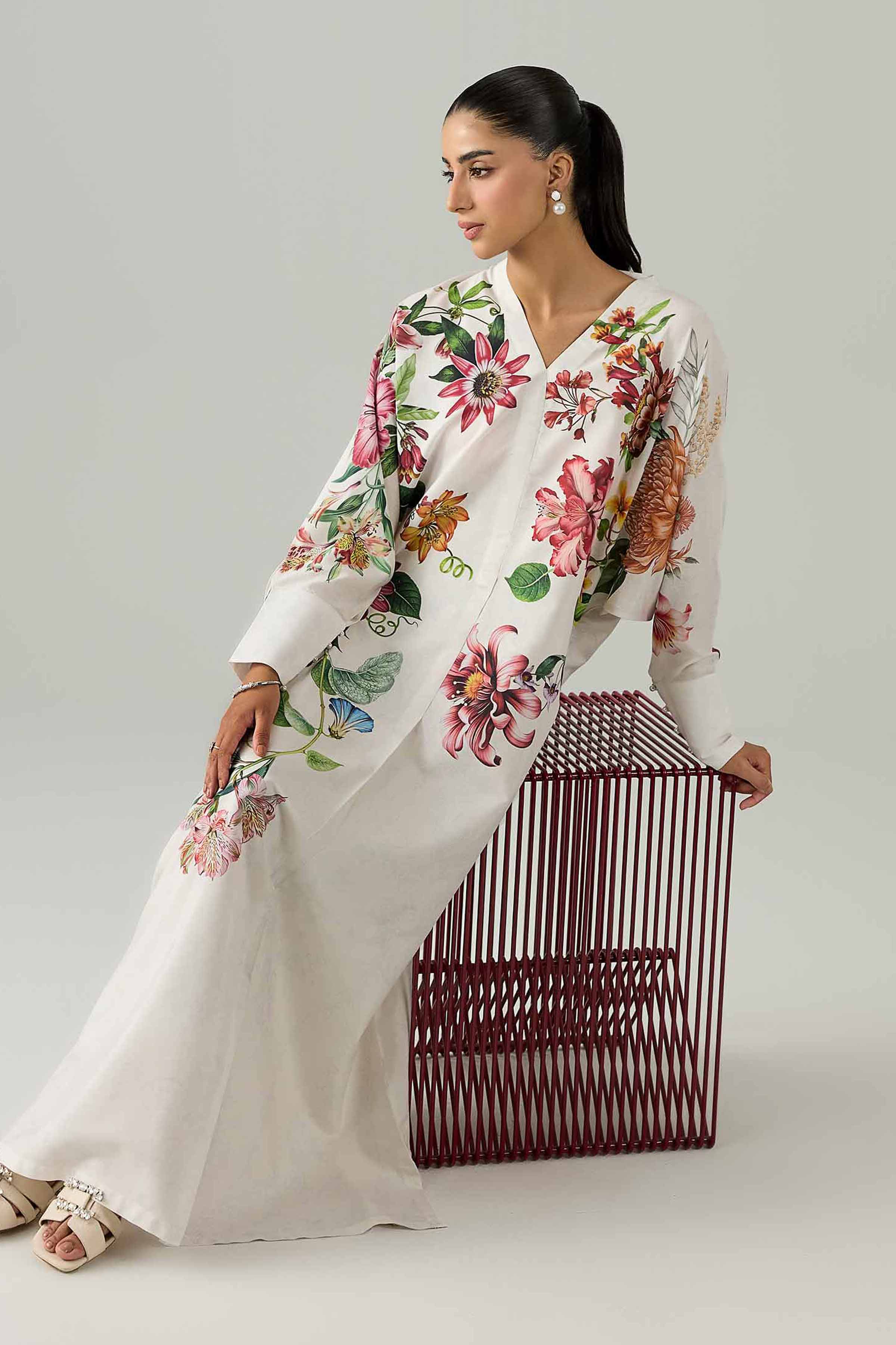 Printed Dress - FS26-25 - Image 5