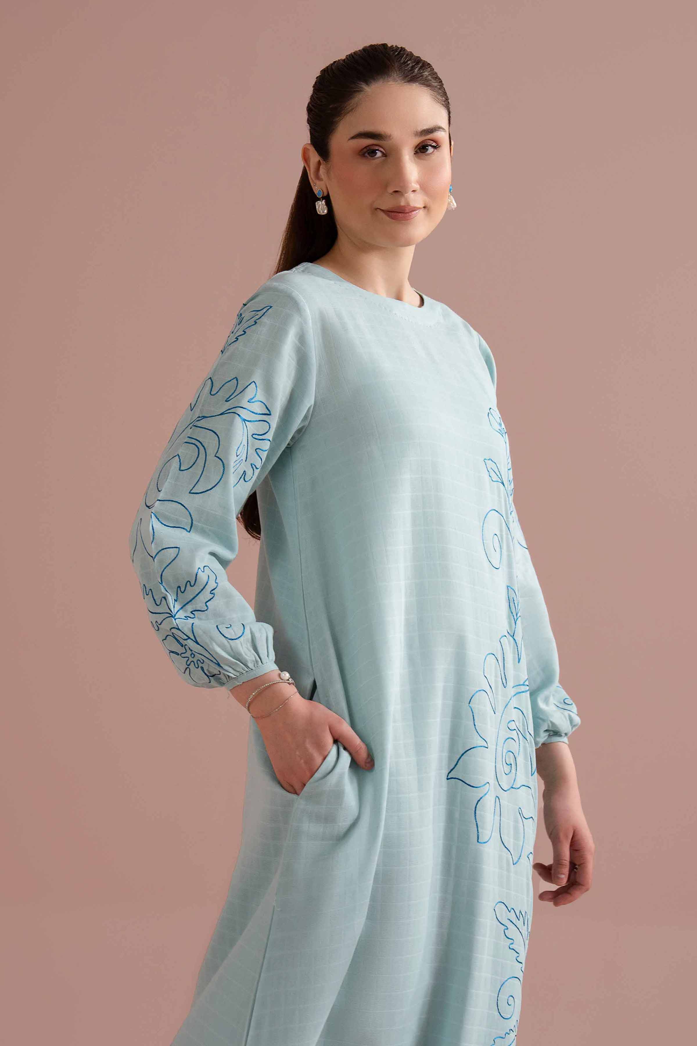 Embroidered Dress - FS26-31 - Image 2