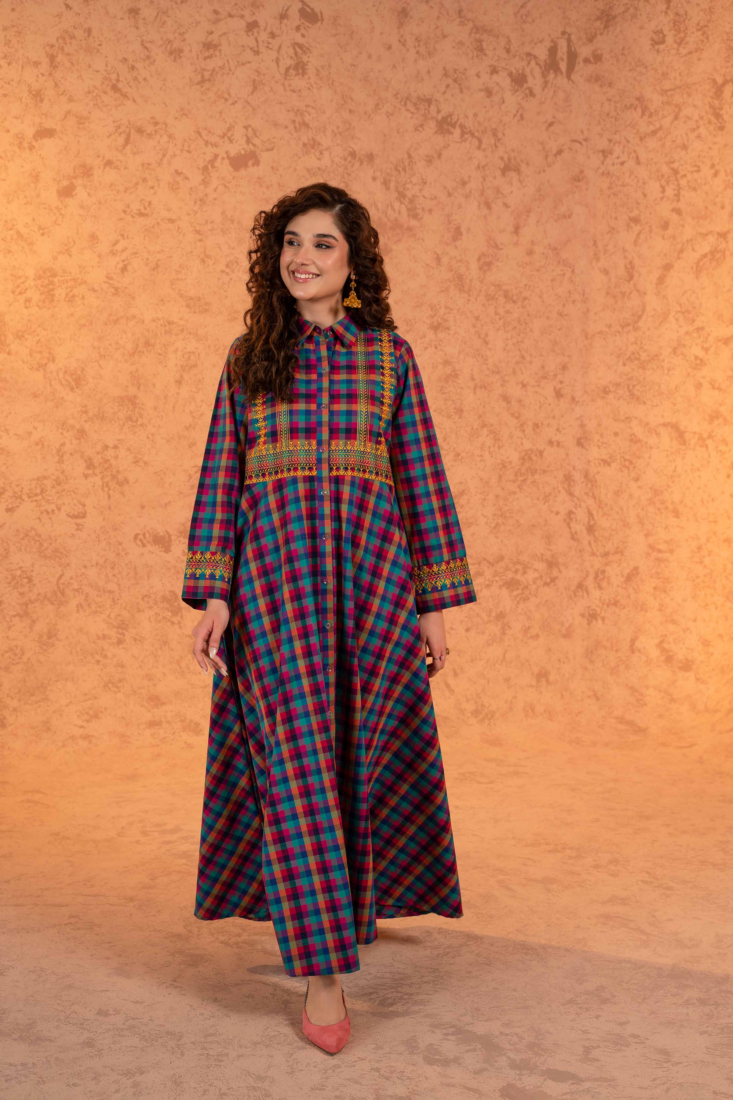 Embroidered Fustaan - FSW23-30 - Image 3
