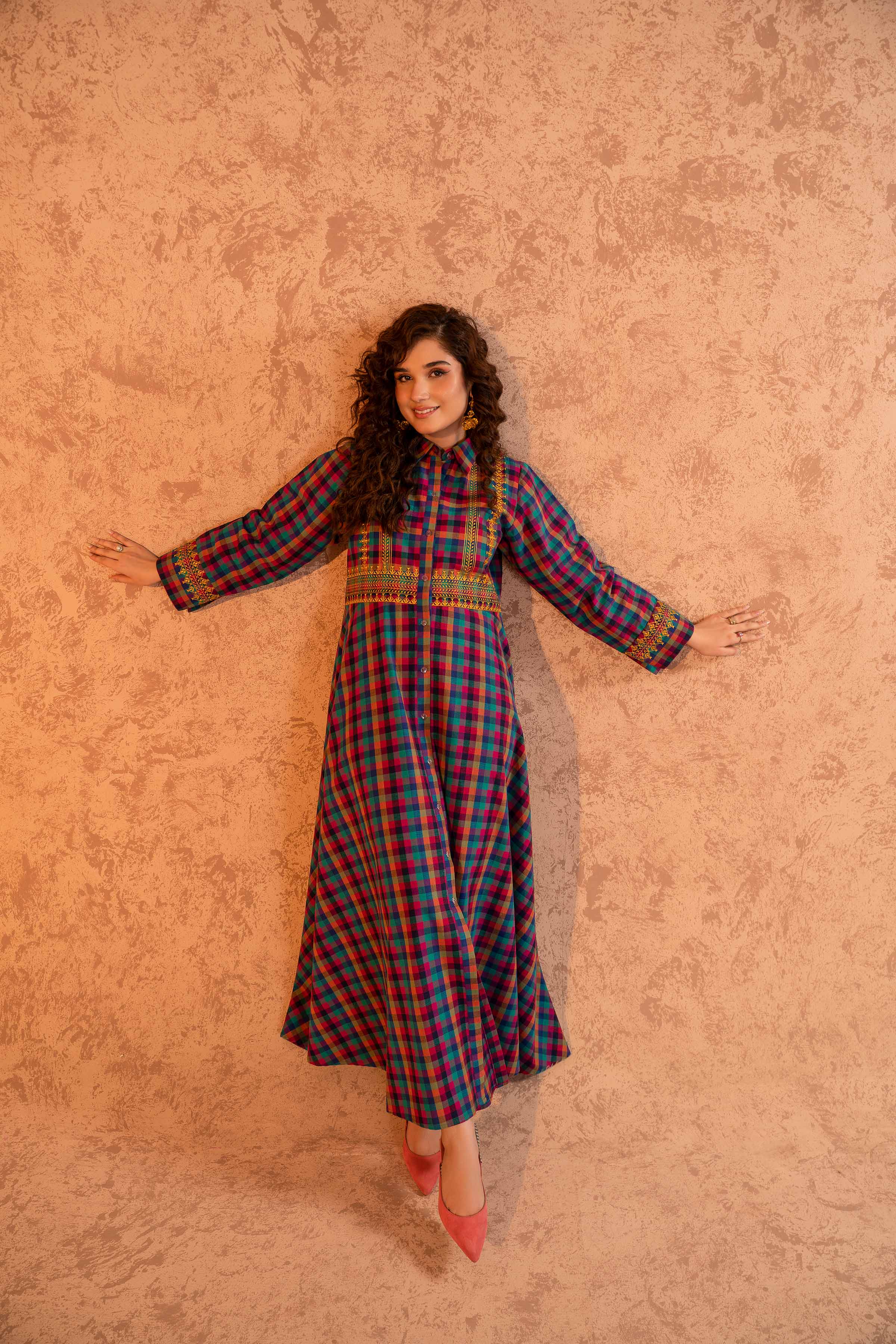 Embroidered Fustaan - FSW23-30 - Image 9