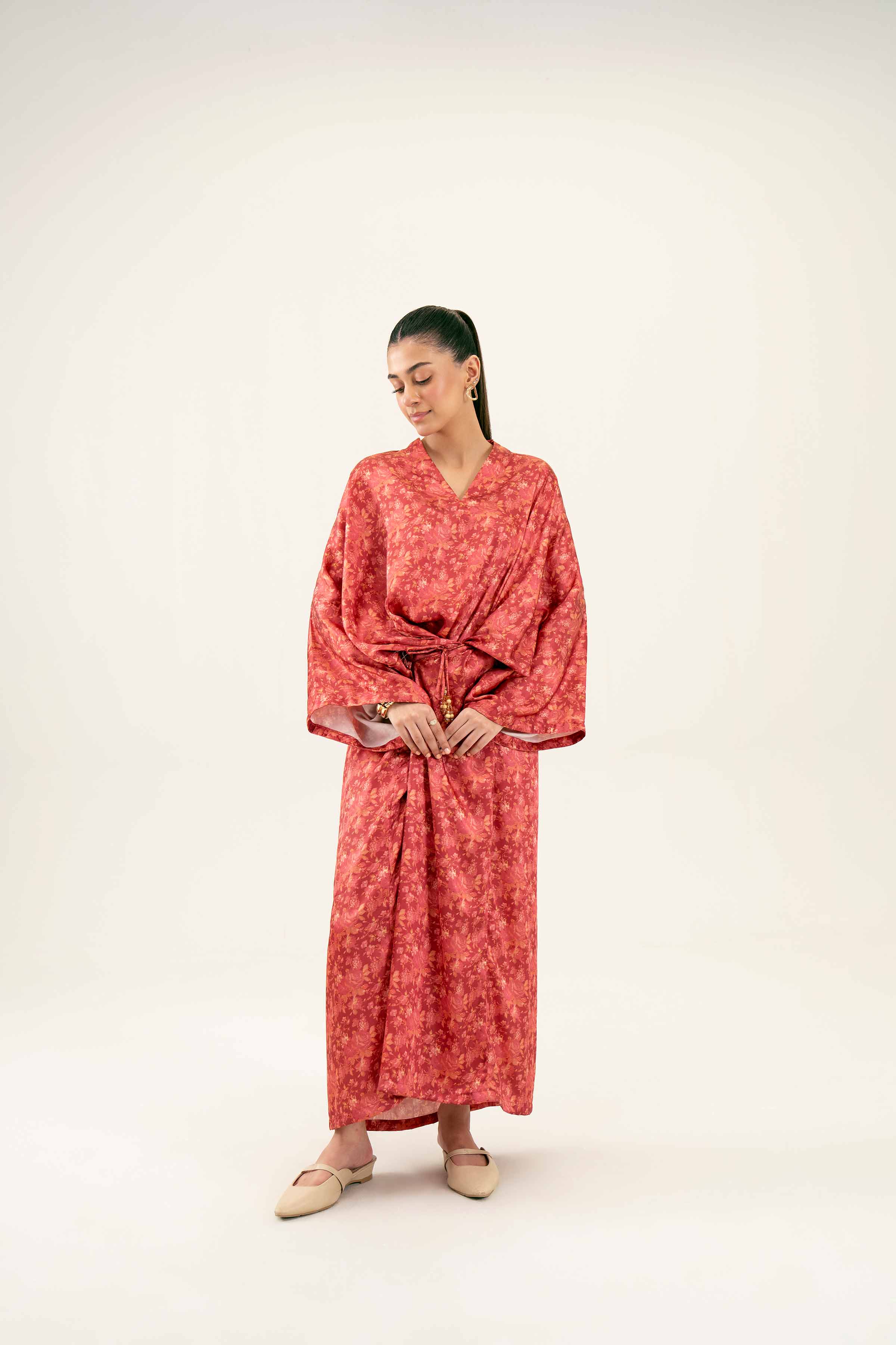 Printed Kimono Dress - FW24-58 - Image 10
