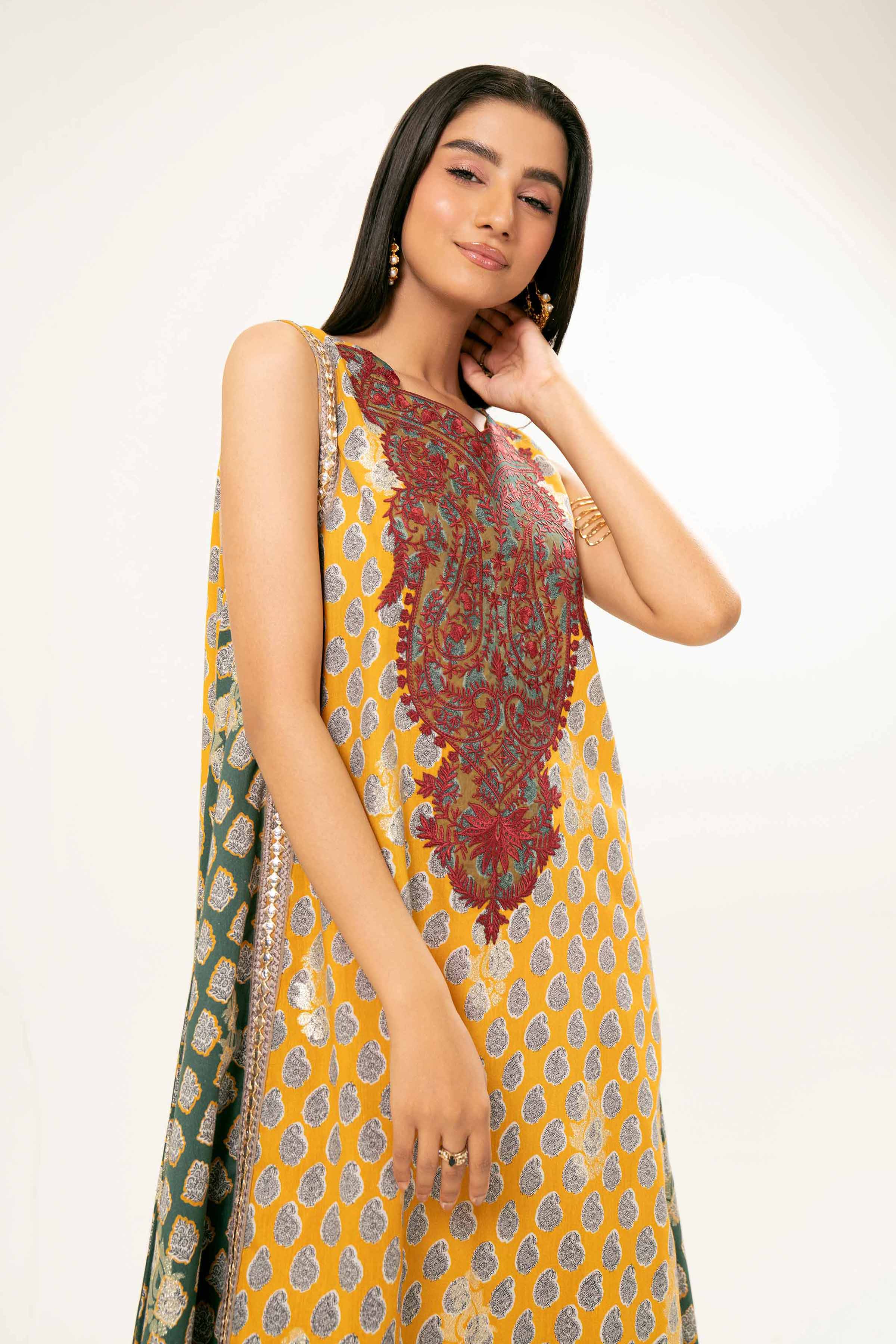 Printed Embroidered Dress - FW24-90 - Image 2