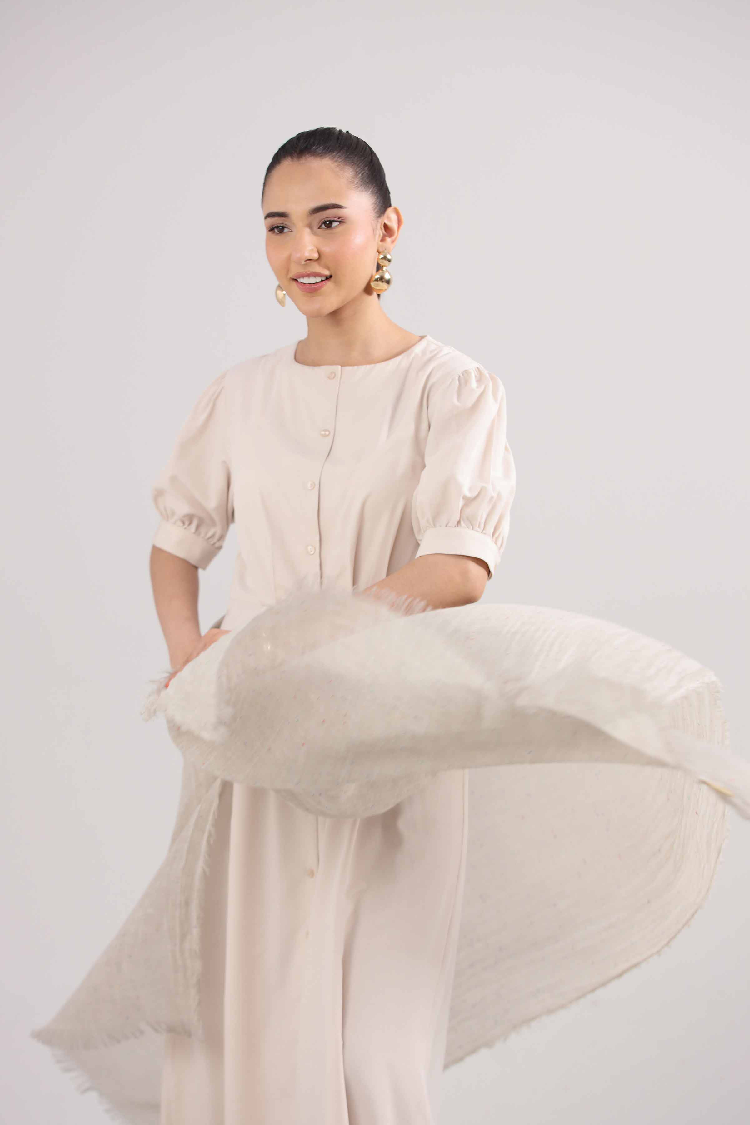 Grey Women Shawl - 439902111 - Image 2