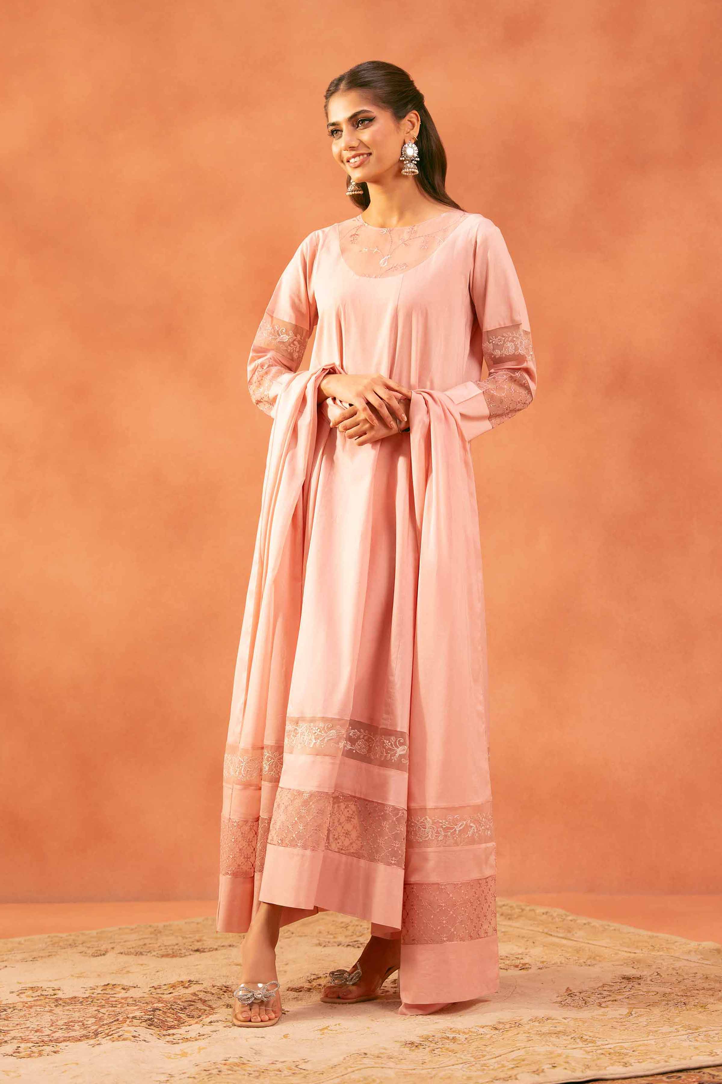 2 Piece - Embroidered Suit - KFE25-134 - Image 2