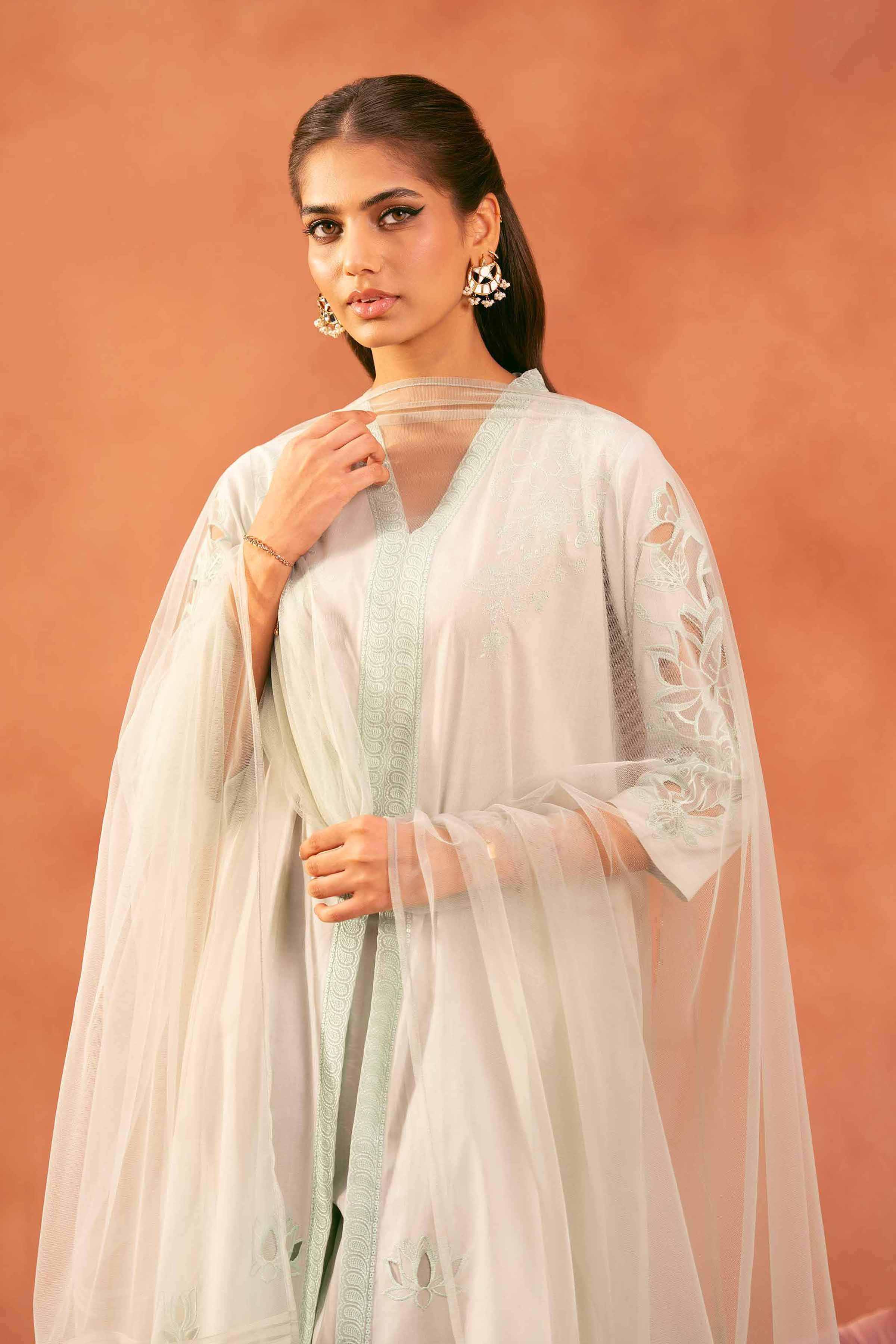 3 Piece - Embroidered Suit - KFE25-136 - Image 2