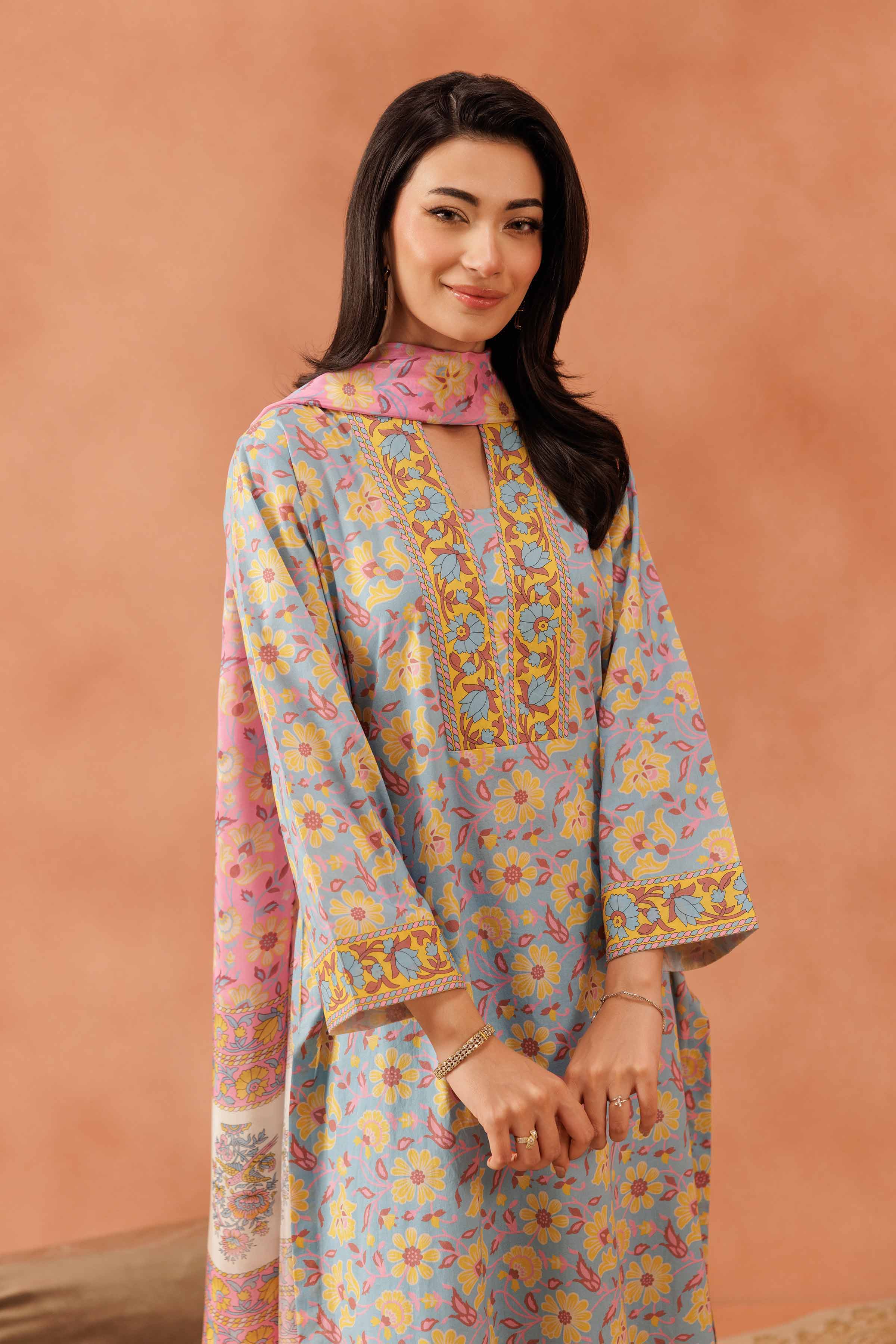 3 Piece - Printed Suit - KFE25-96 - Image 3