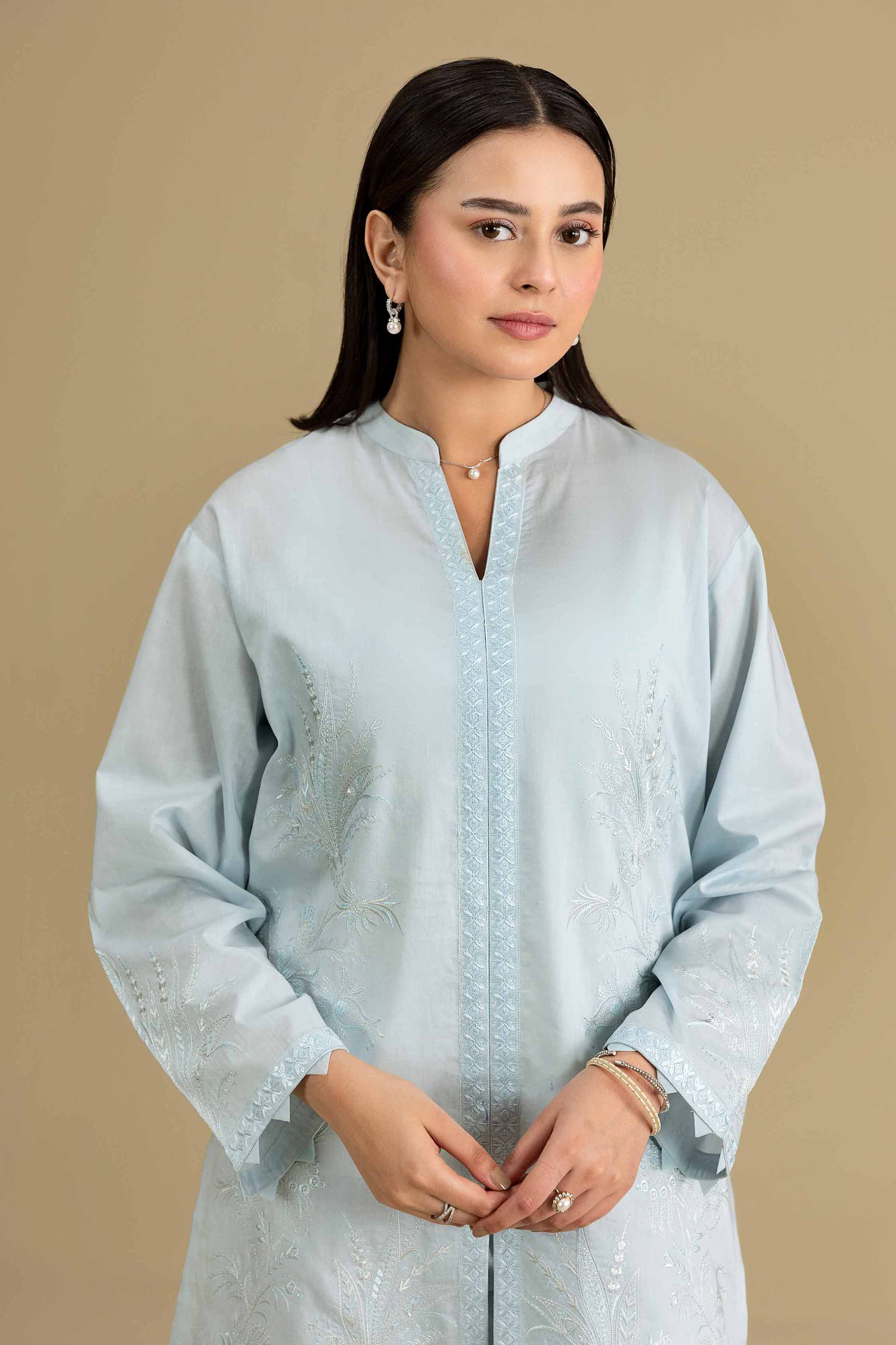 2 Piece - Embroidered Suit - KFE26-165 - Image 6