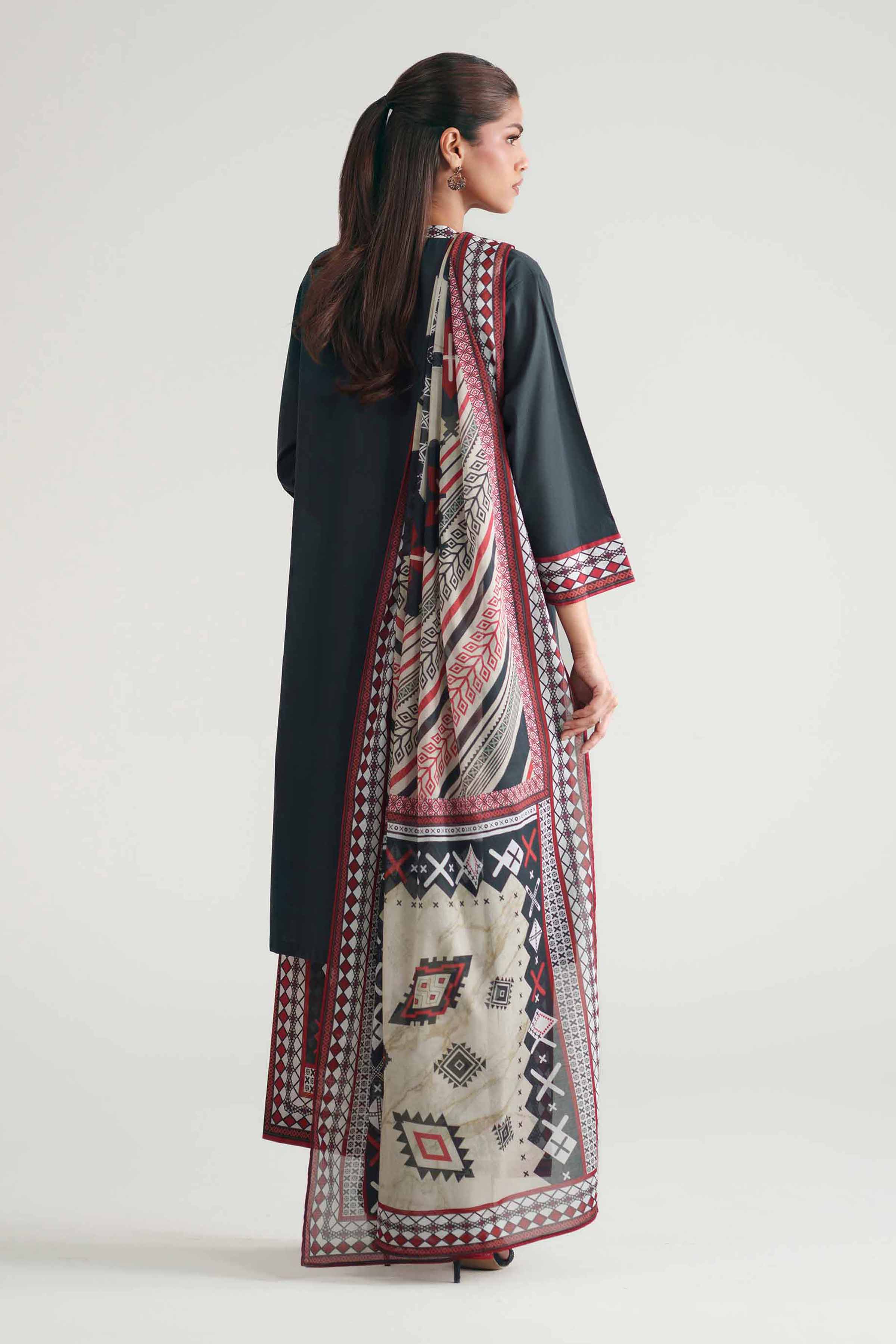 3 Piece - Printed Suit - KFE26-208 - Image 4