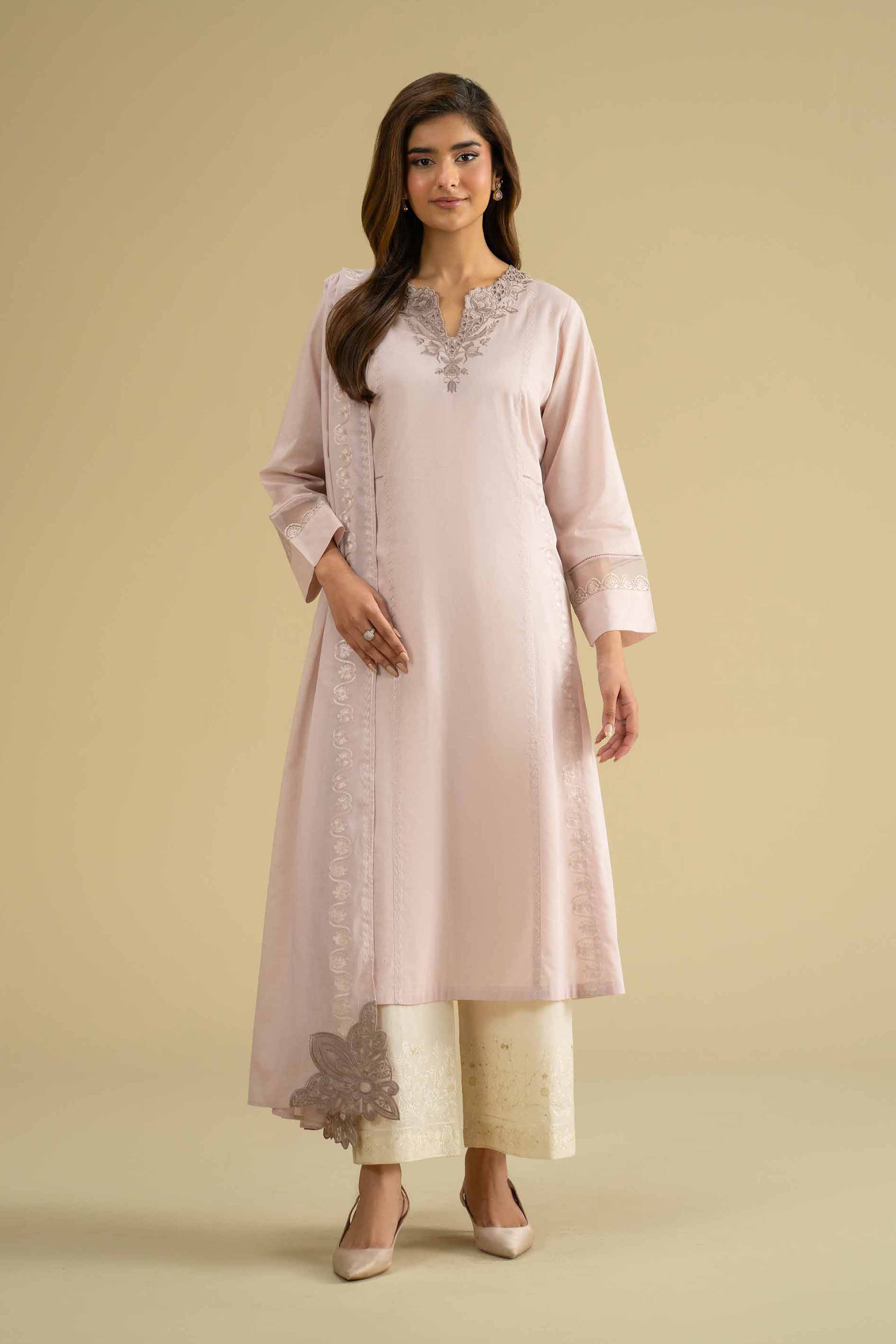 2 Piece - Embroidered Suit - KFE26-232 - Image 2
