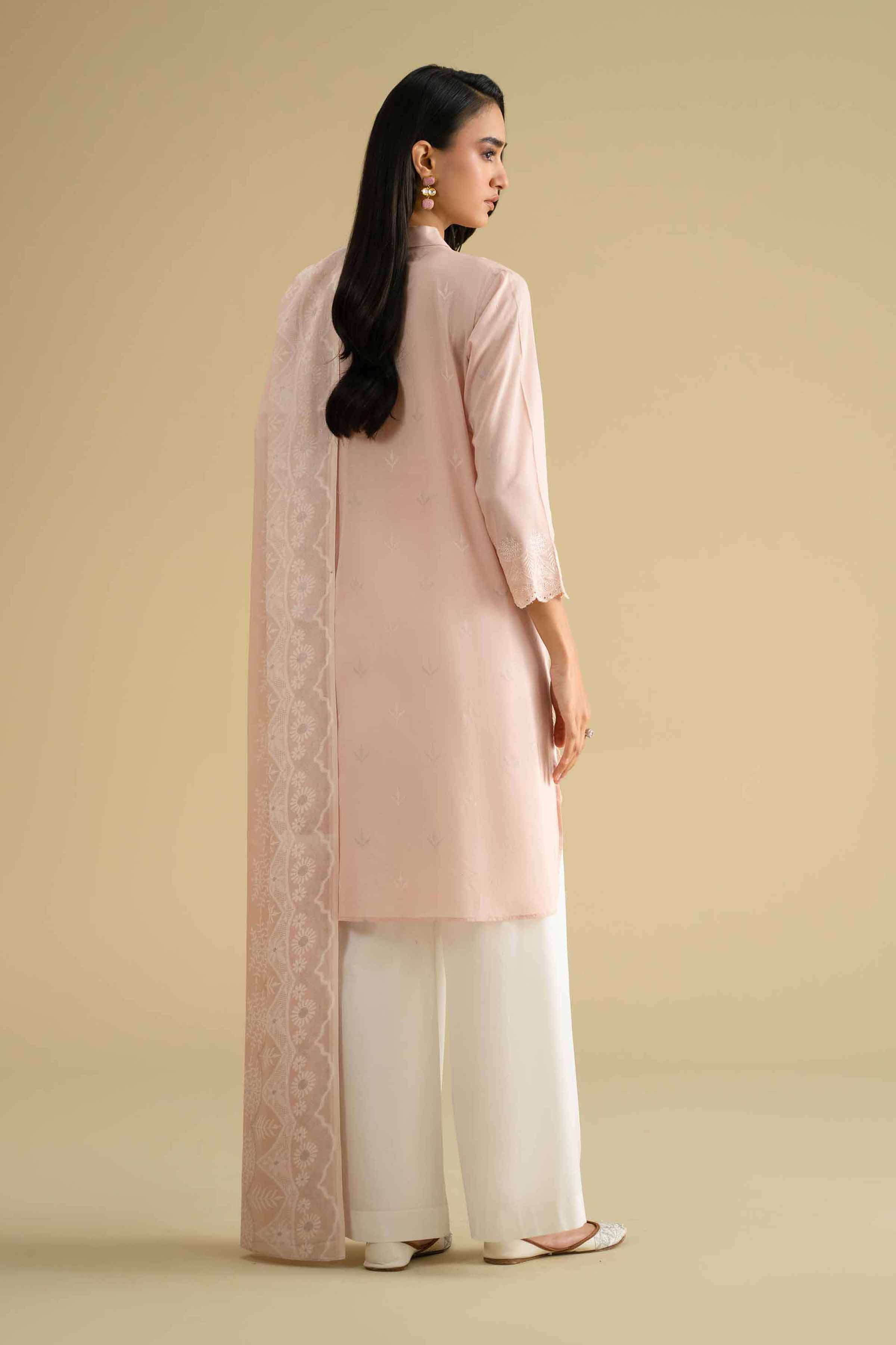2 Piece - Printed Embroidered Suit - KFE26-29 - Image 5
