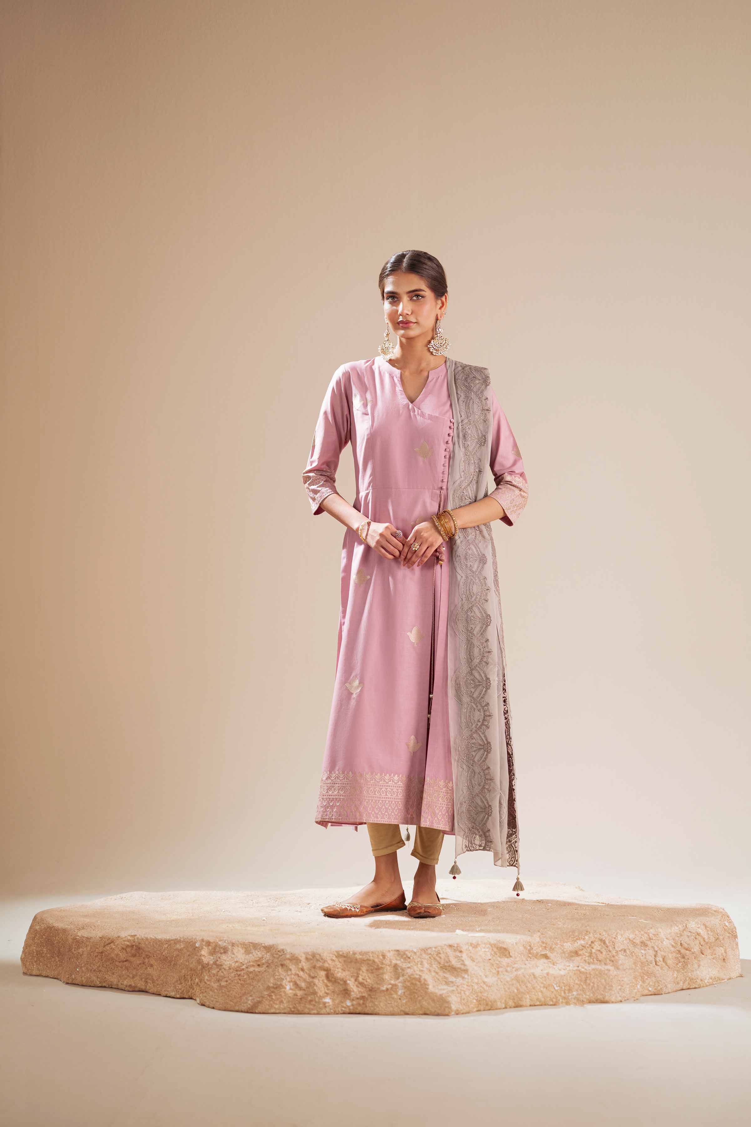 Embroidered Dupatta - KFS25-101 - Image 25